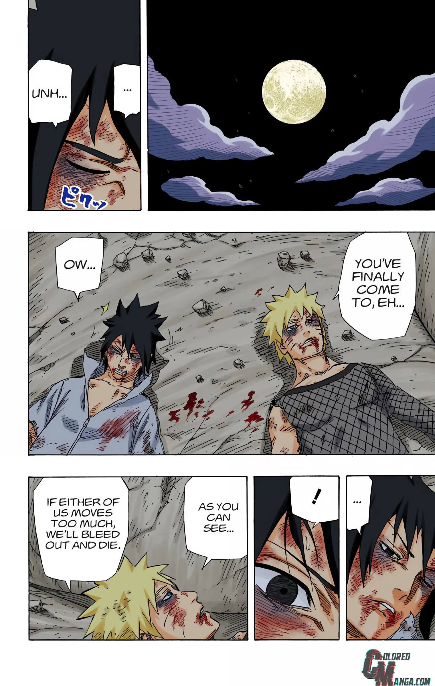 Naruto Colored Manga Online, chapter 698, page 8