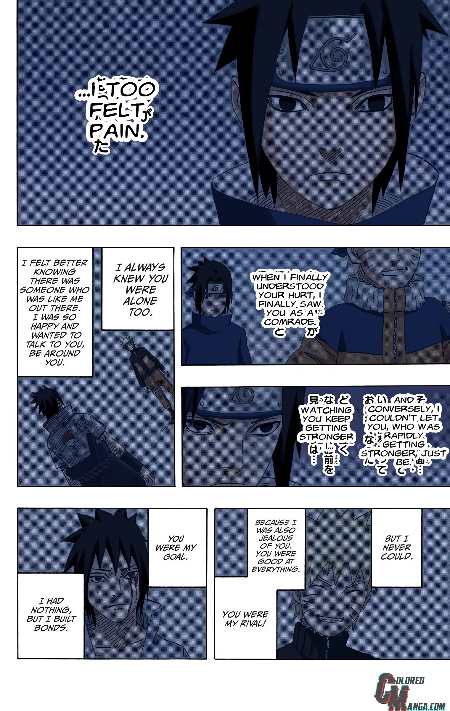 Naruto Colored Manga Online, chapter 698, page 14