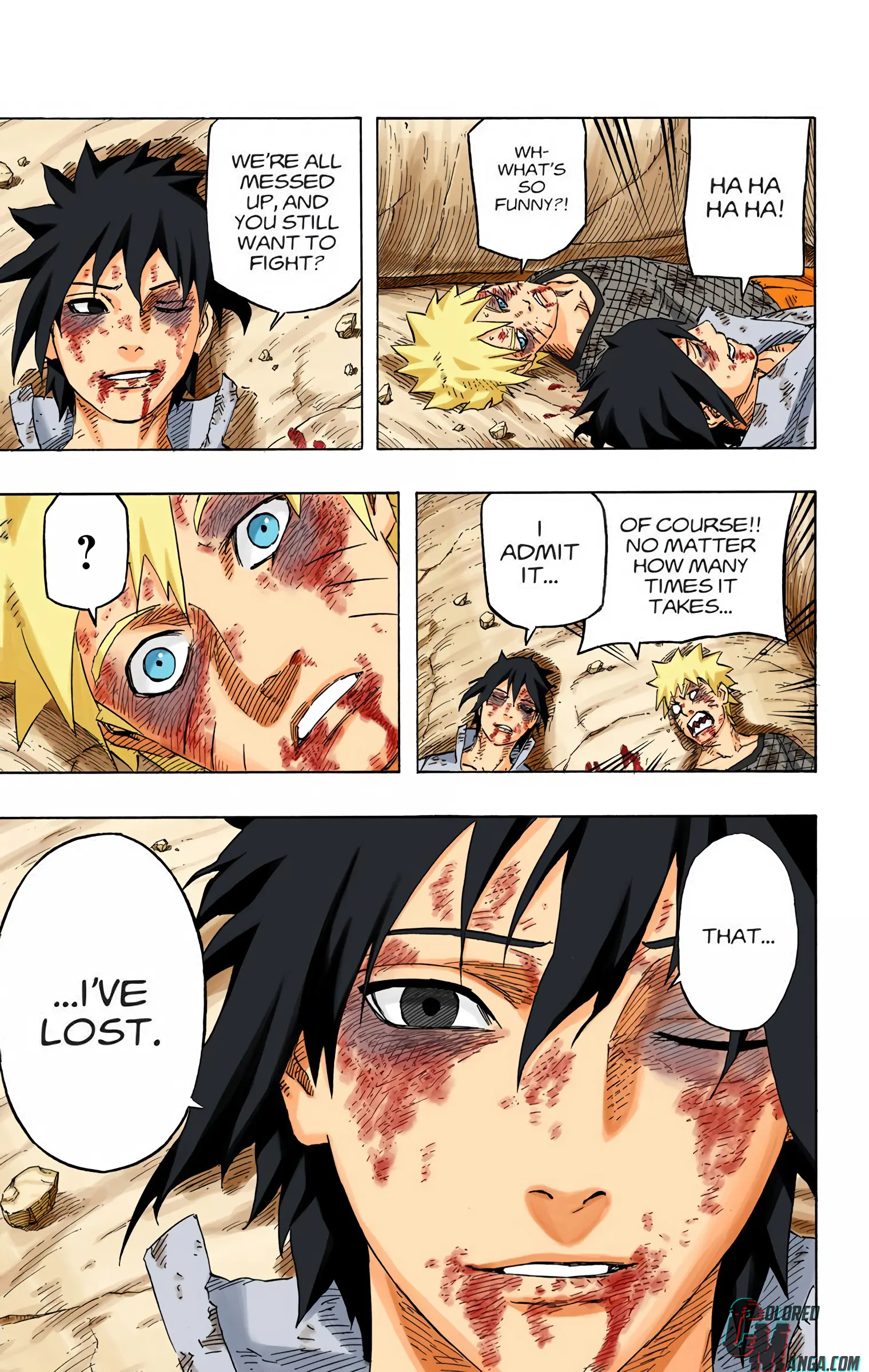 Naruto Colored Manga Online, chapter 698, page 17