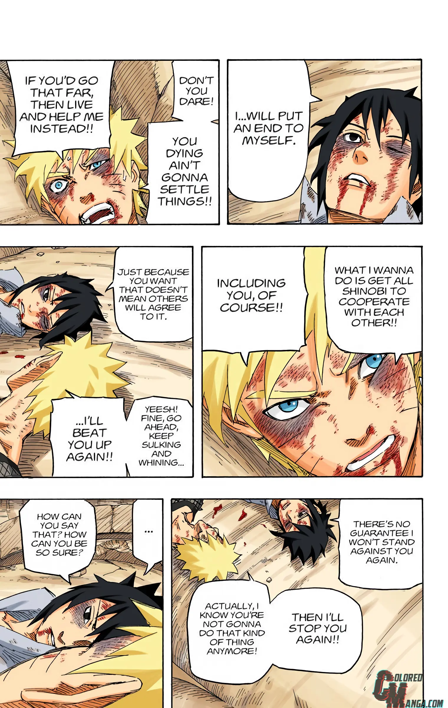 Naruto Colored Manga Online, chapter 698, page 19