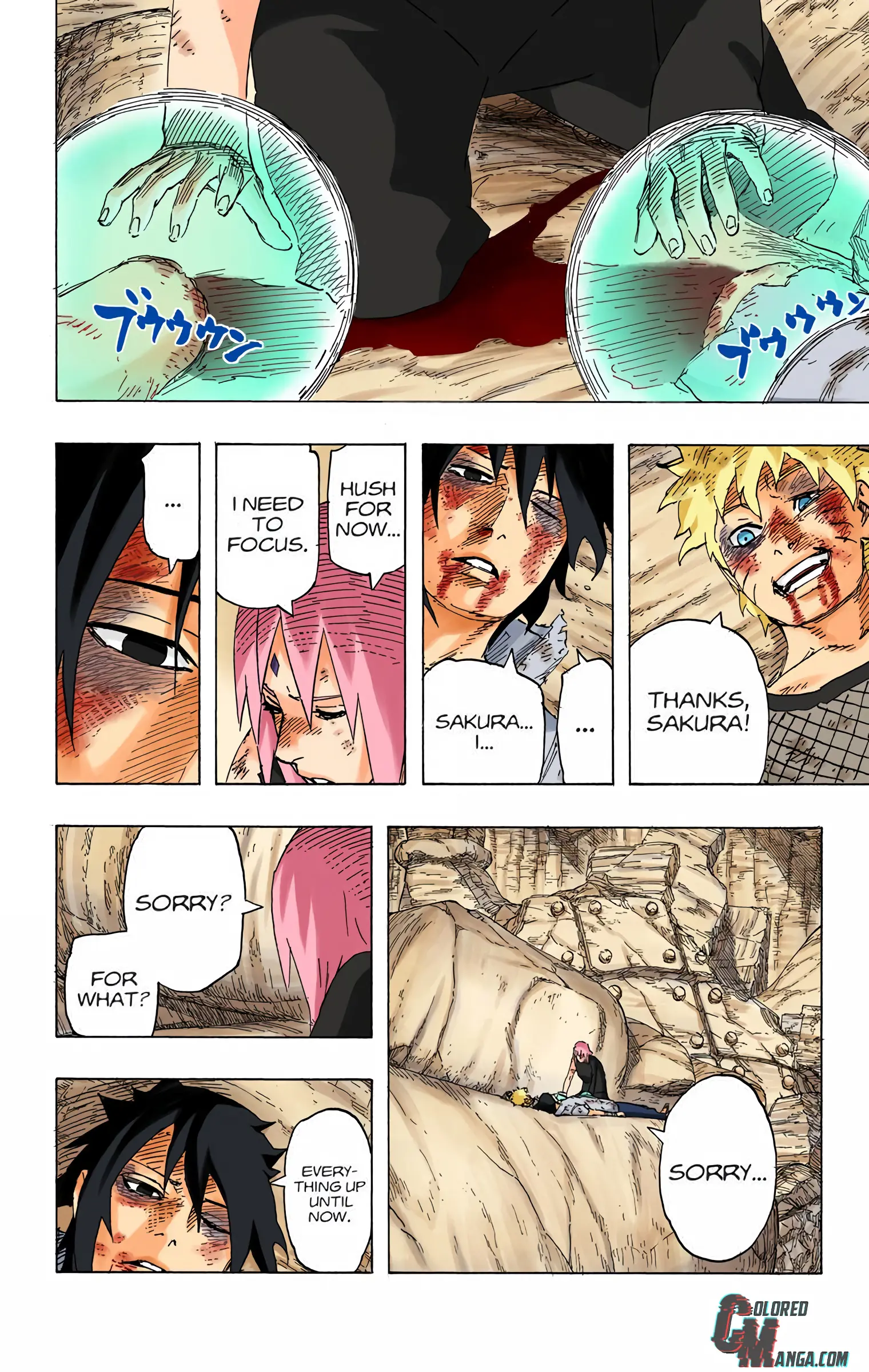 Naruto Colored Manga Online, chapter 699, page 5
