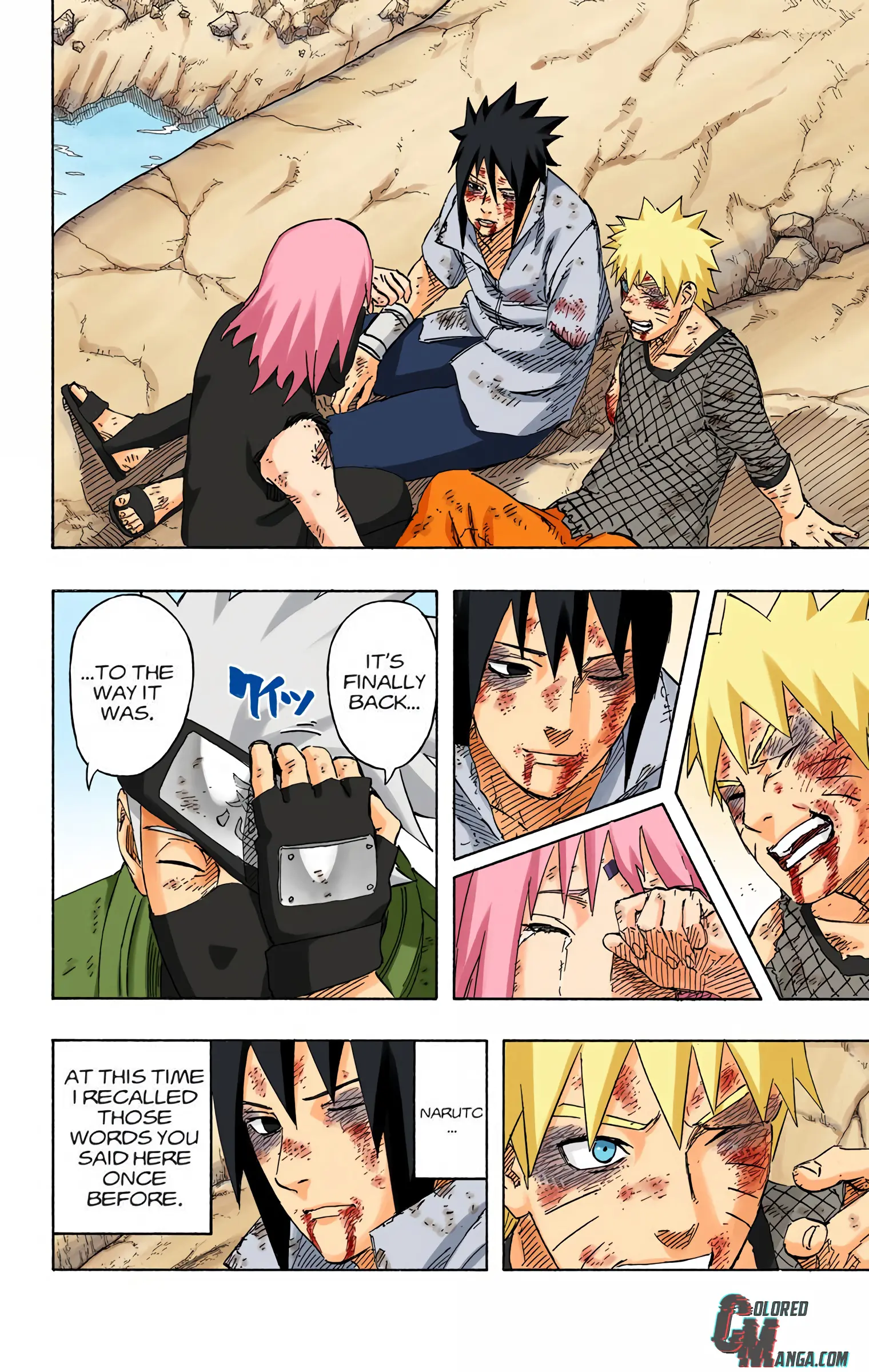 Naruto Colored Manga Online, chapter 699, page 7