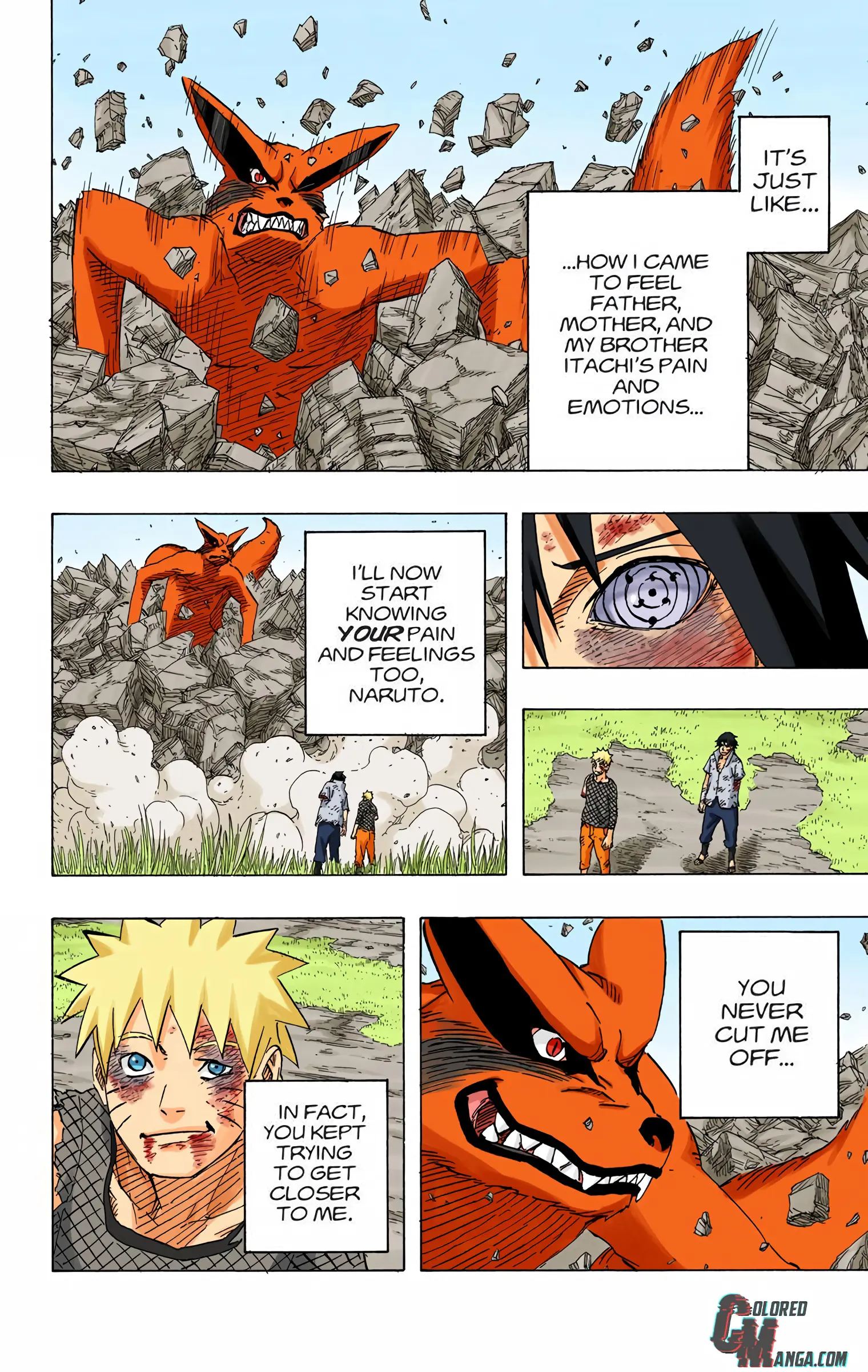Naruto Colored Manga Online, chapter 699, page 13