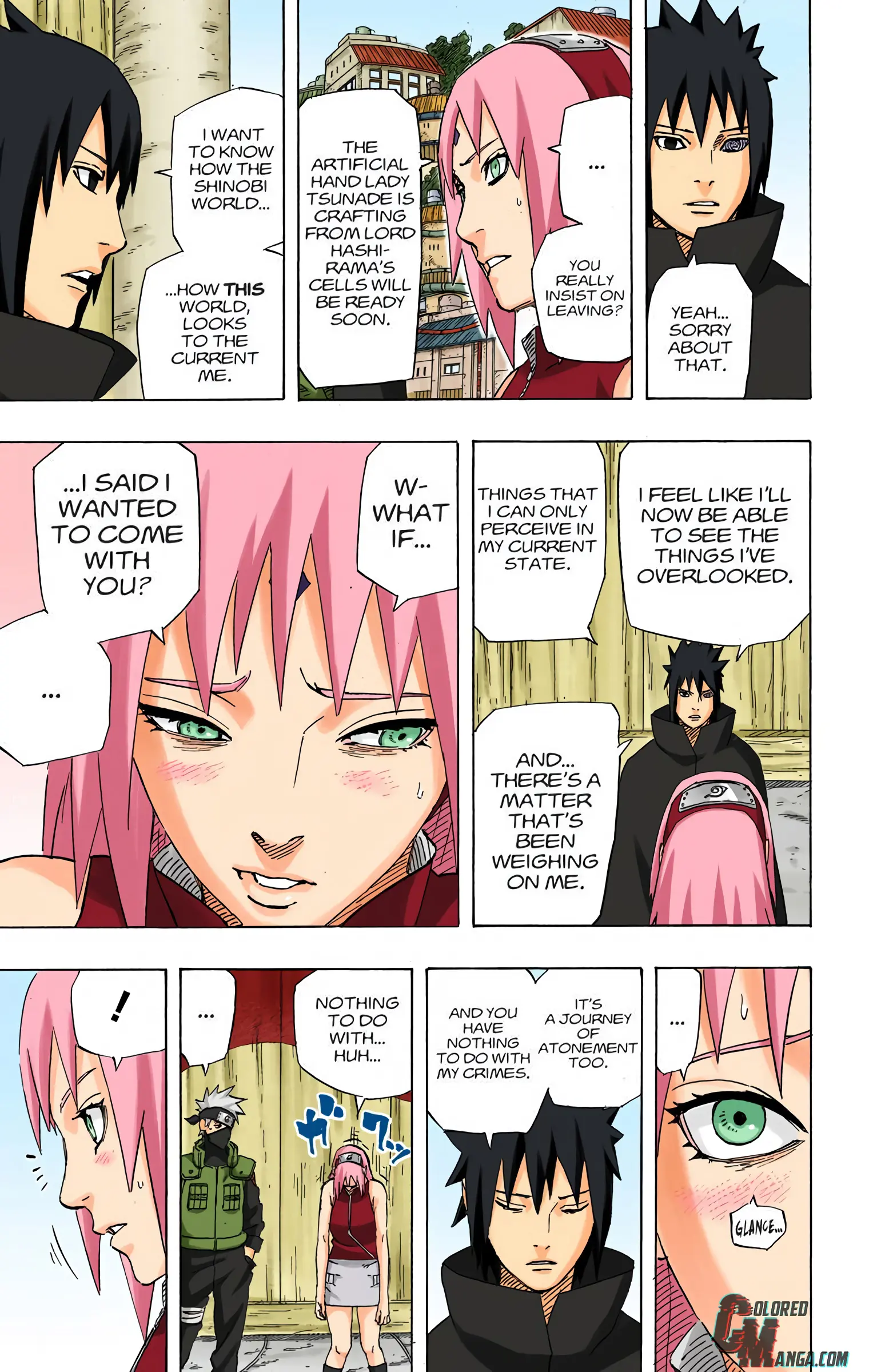 Naruto Colored Manga Online, chapter 699, page 16