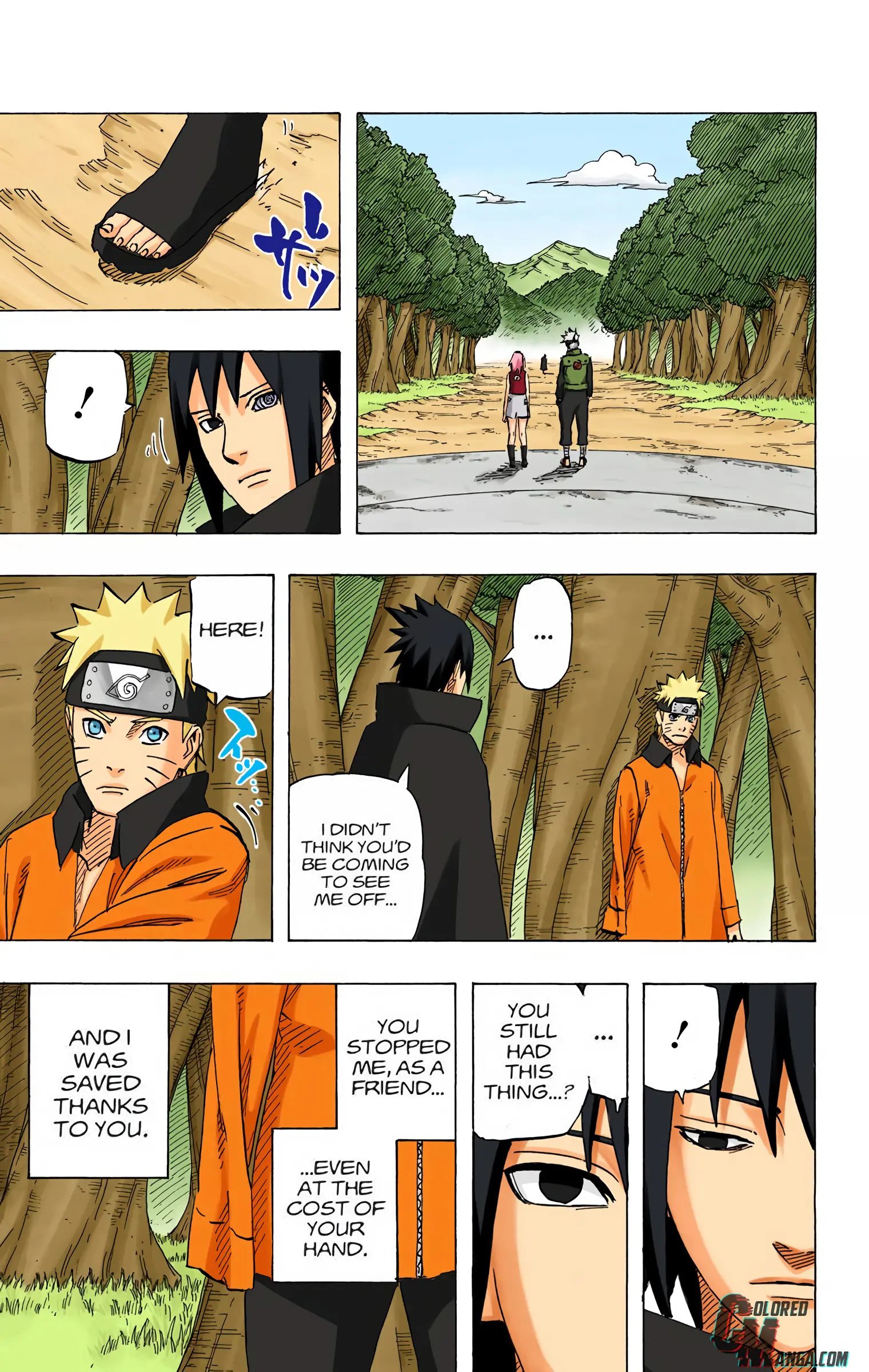 Naruto Colored Manga Online, chapter 699, page 18