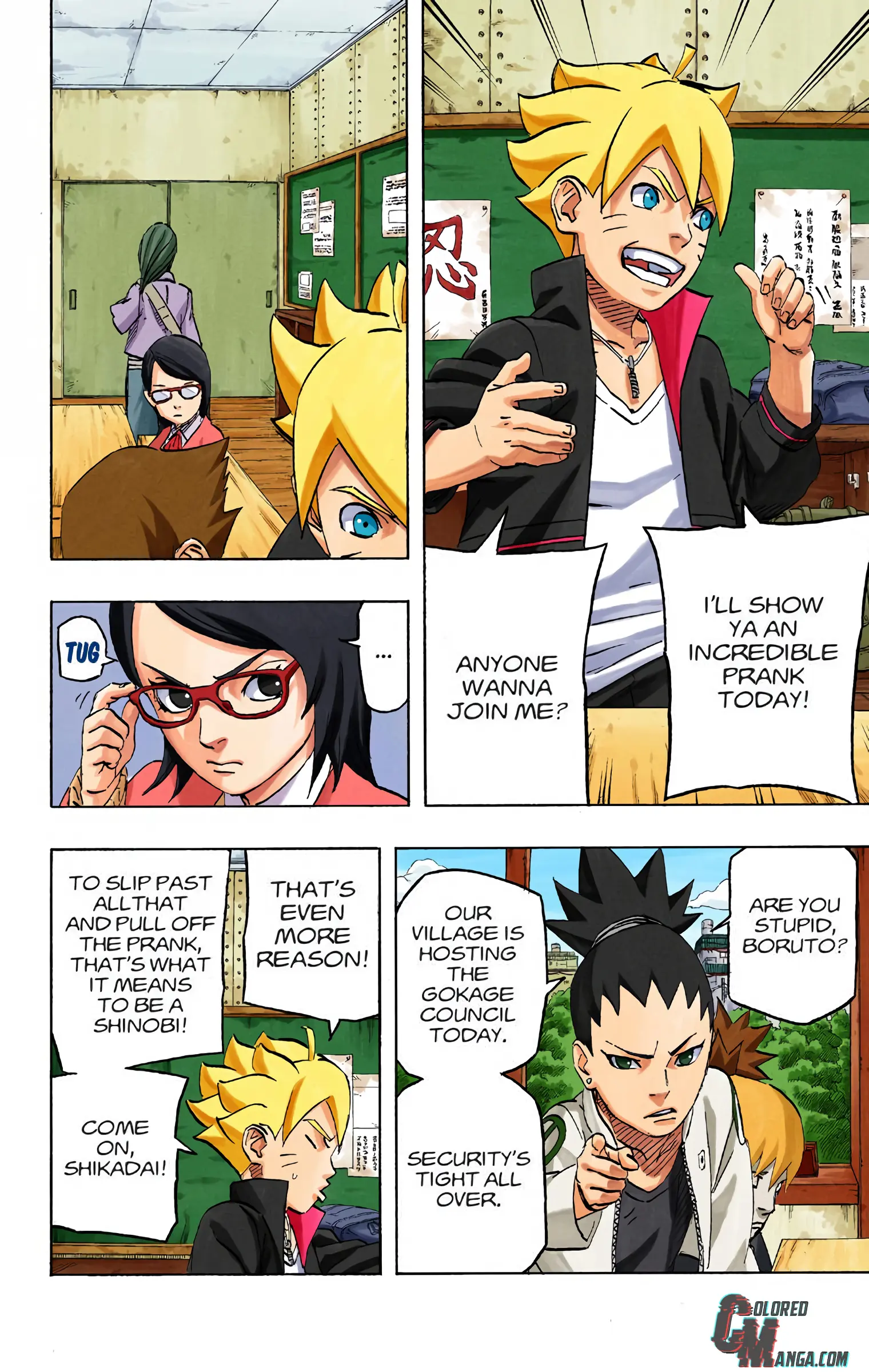 Naruto Colored Manga Online, chapter 700 END, page 2