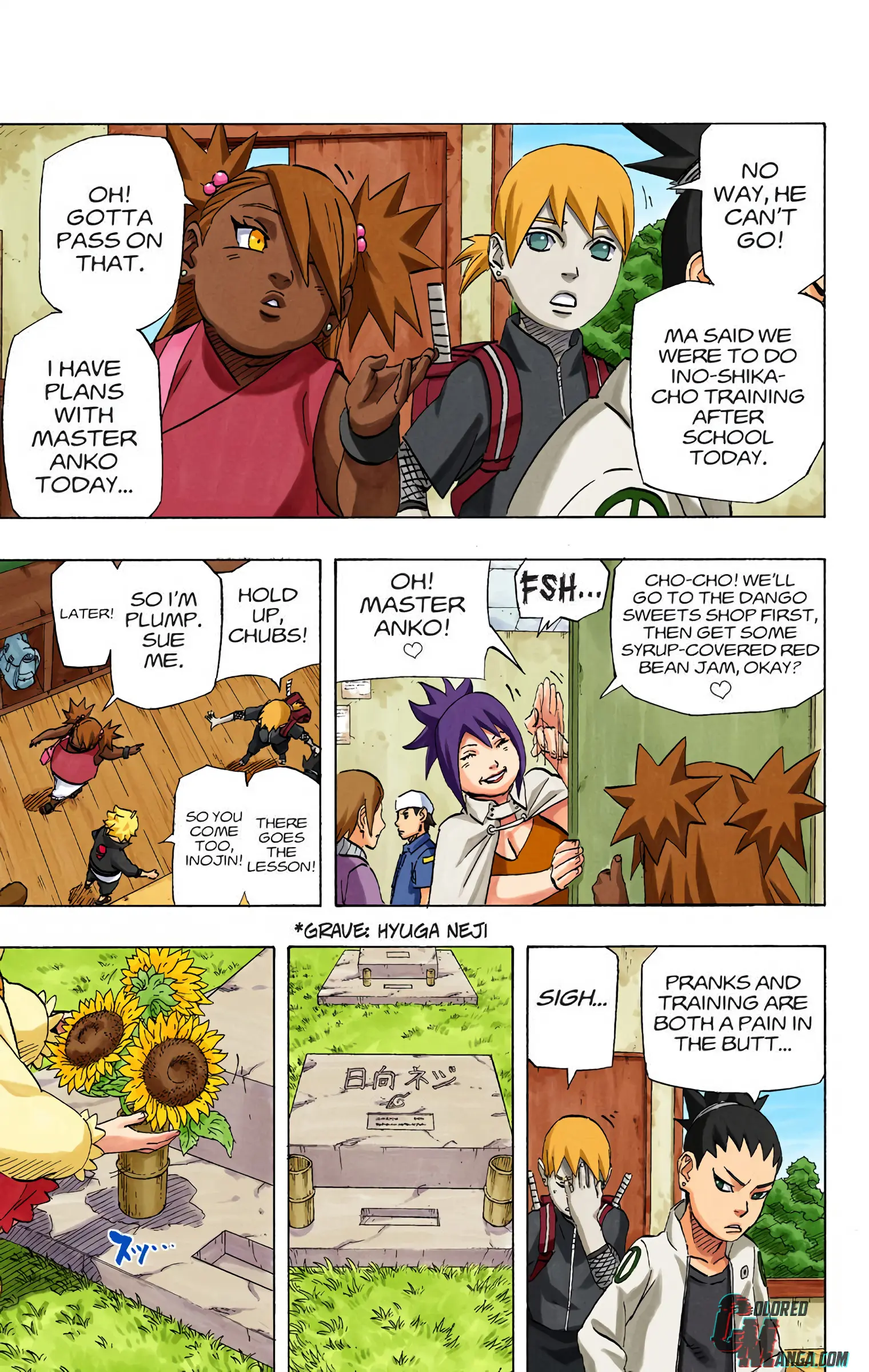 Naruto Colored Manga Online, chapter 700 END, page 3