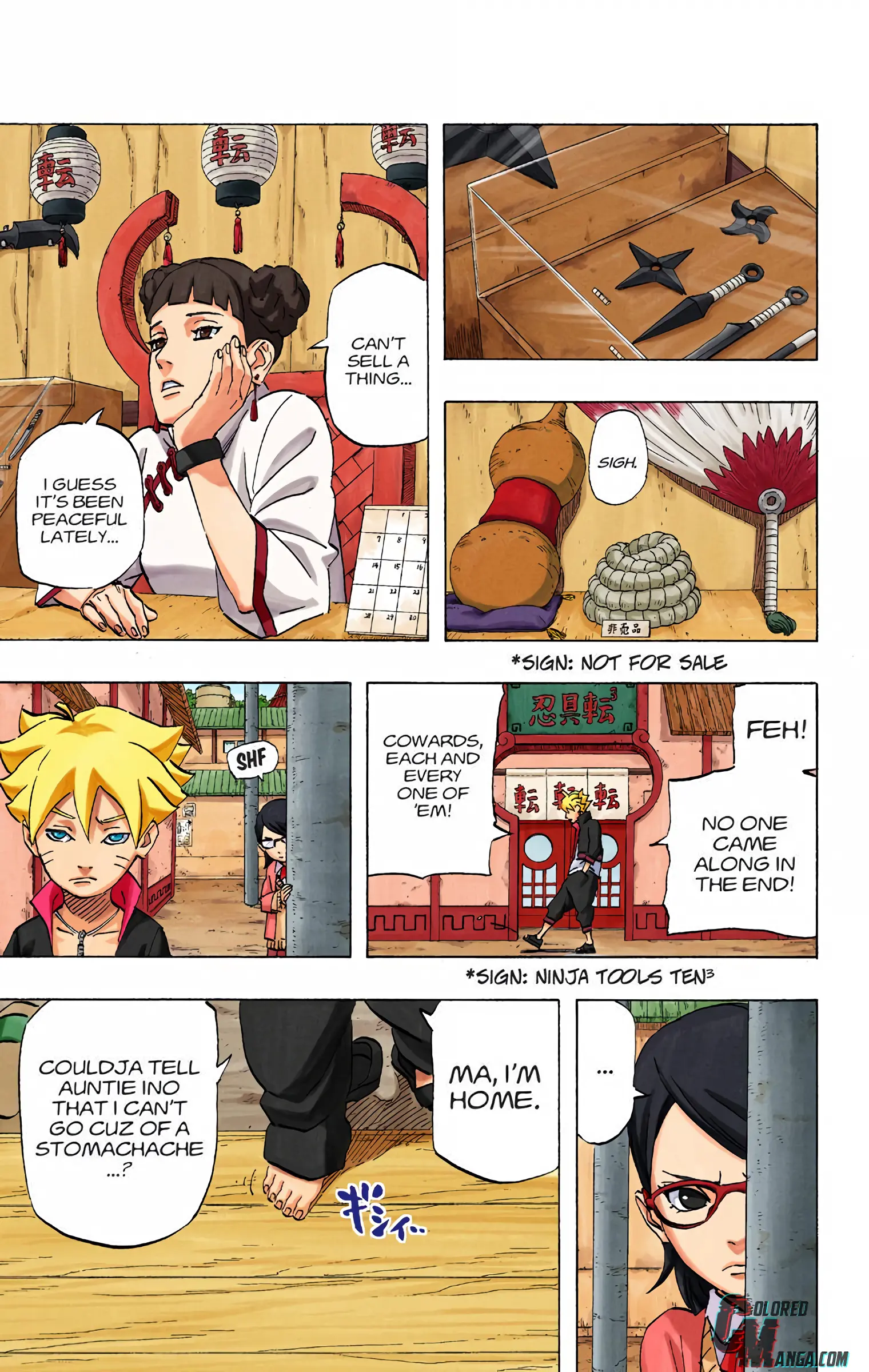 Naruto Colored Manga Online, chapter 700 END, page 5