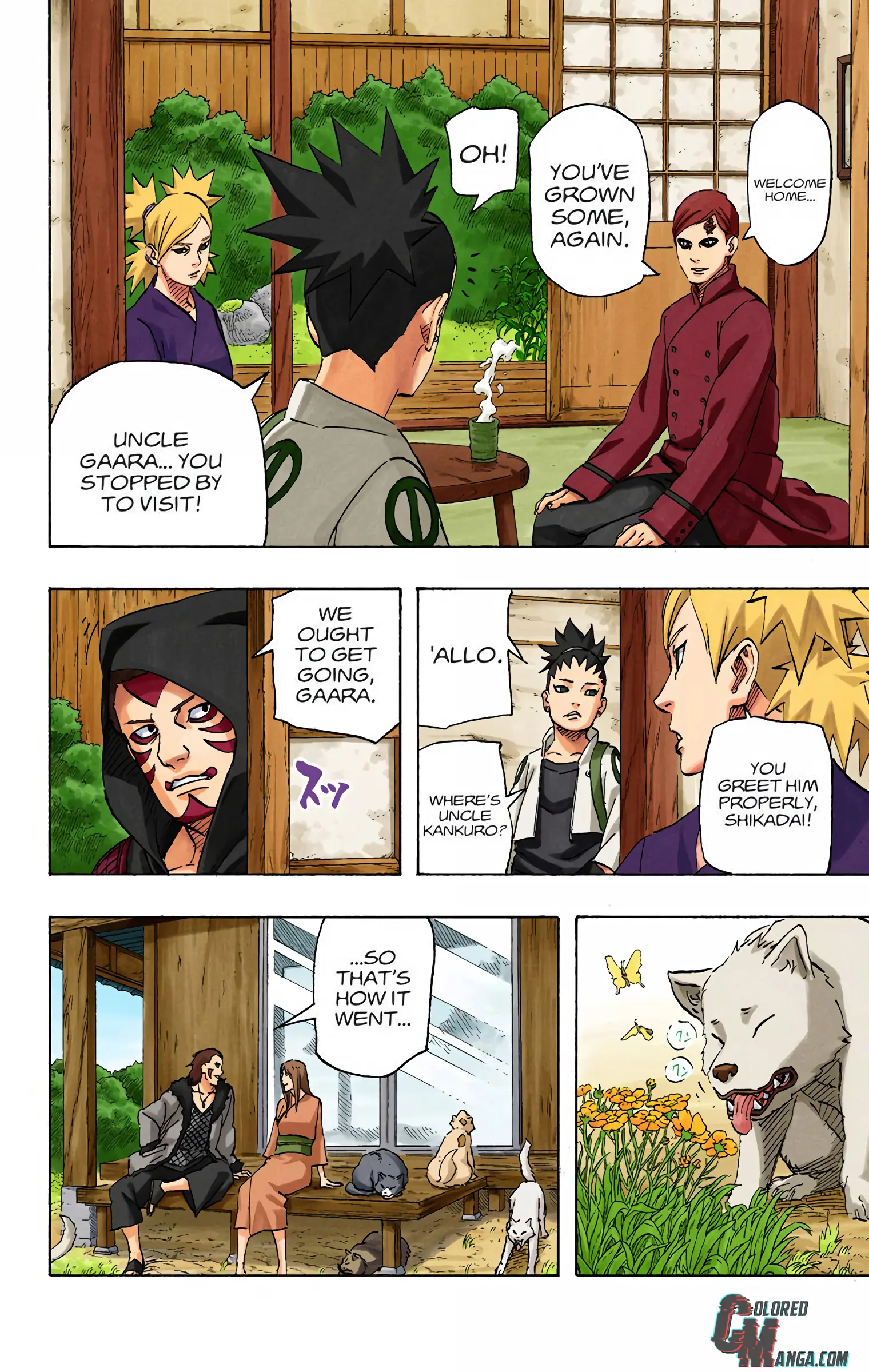 Naruto Colored Manga Online, chapter 700 END, page 6