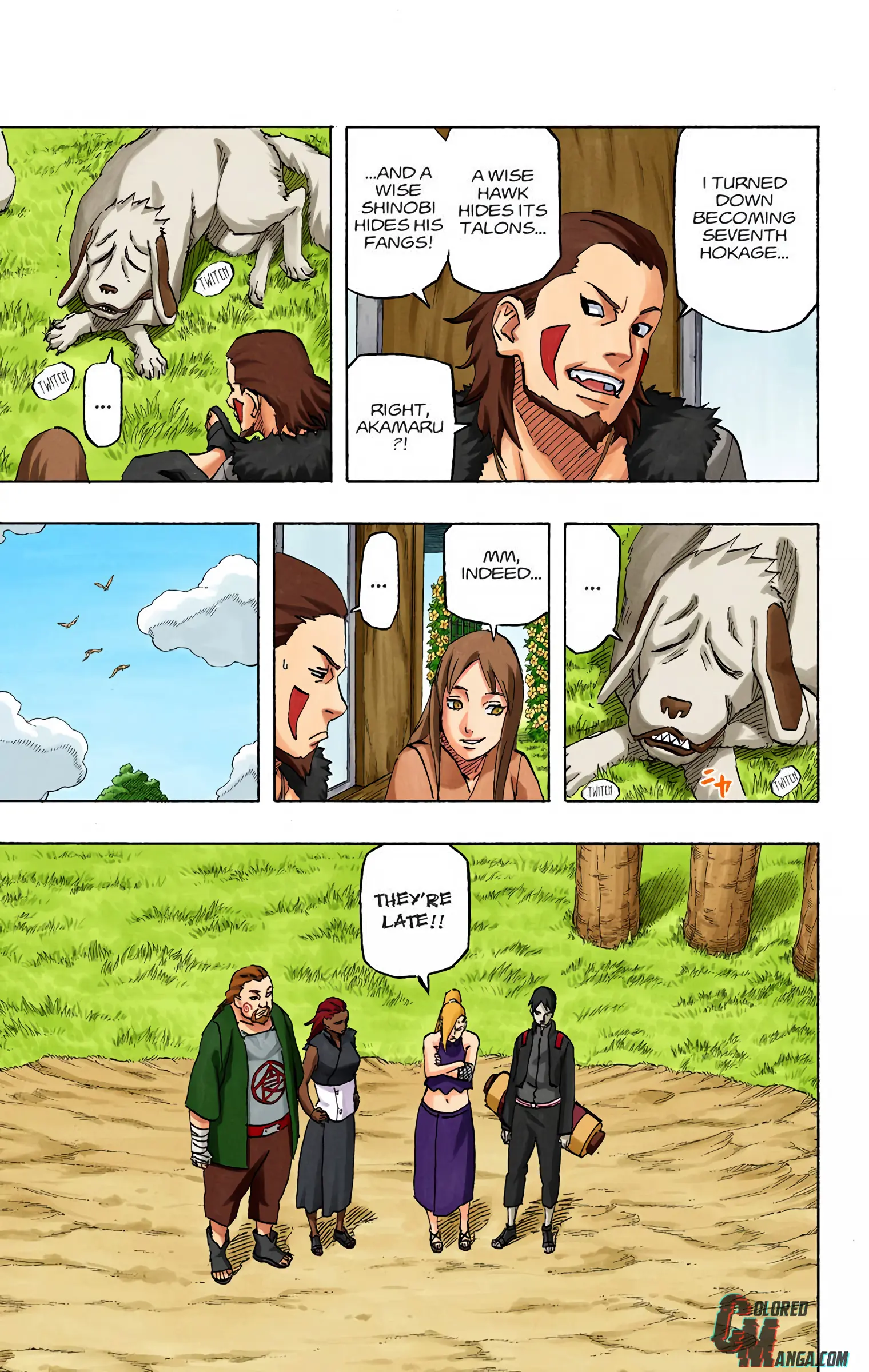 Naruto Colored Manga Online, chapter 700 END, page 7