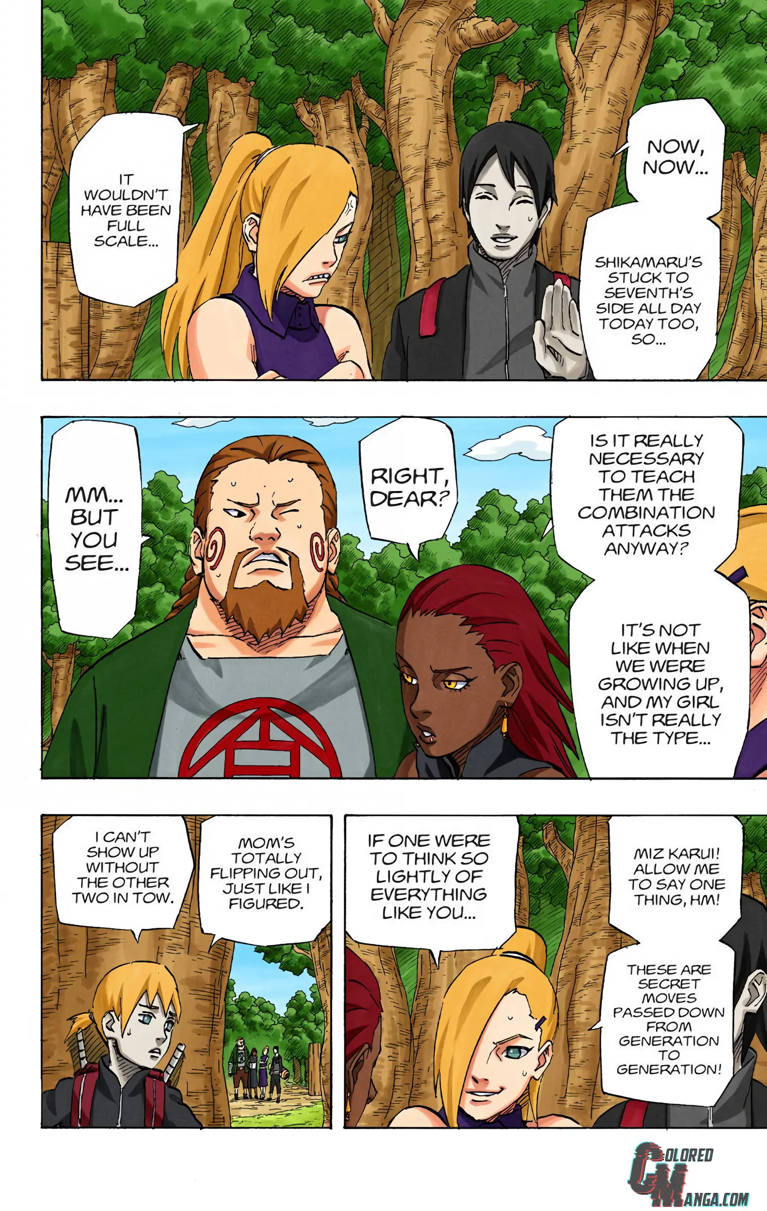 Naruto Colored Manga Online, chapter 700 END, page 8