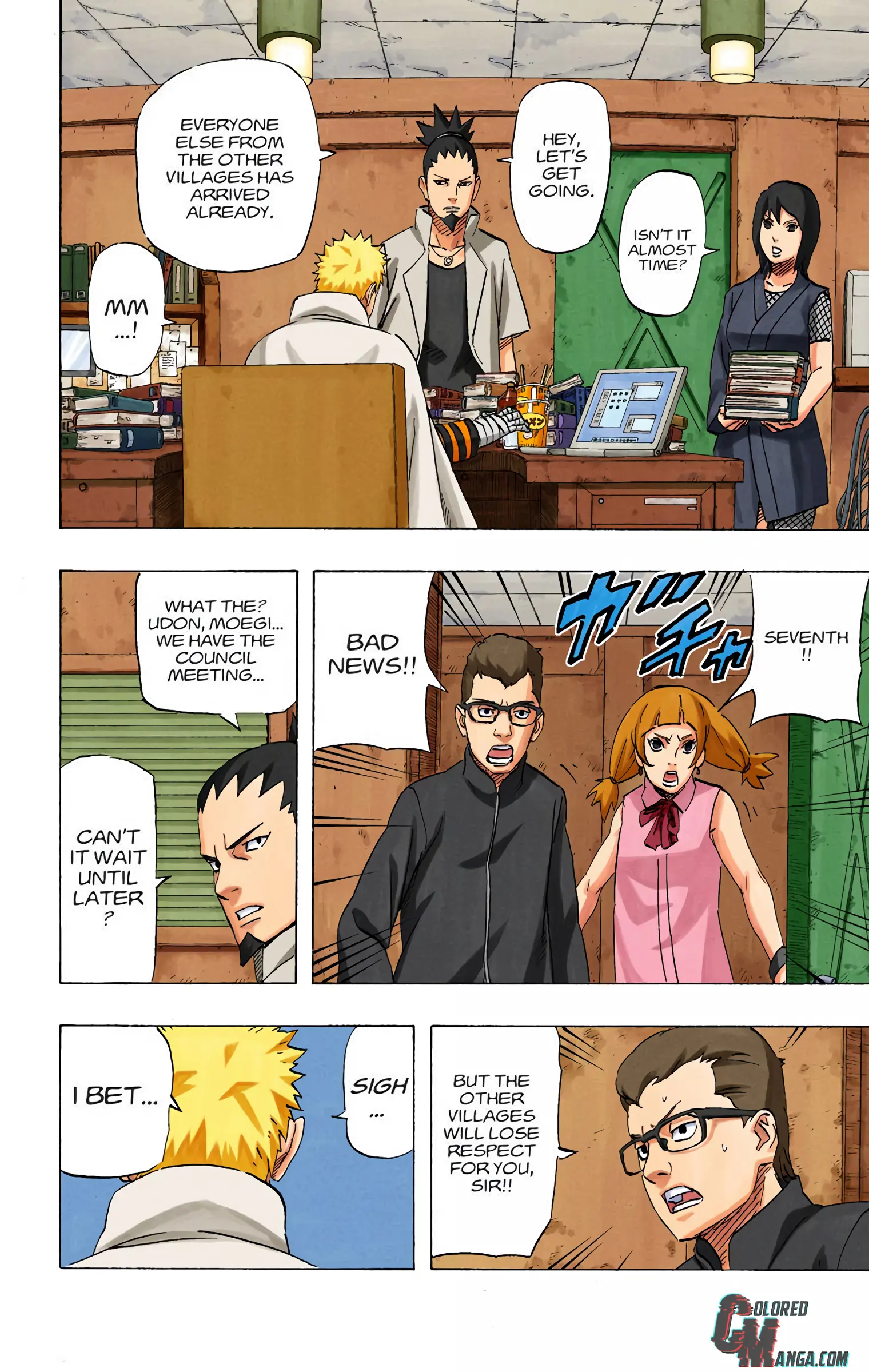 Naruto Colored Manga Online, chapter 700 END, page 12