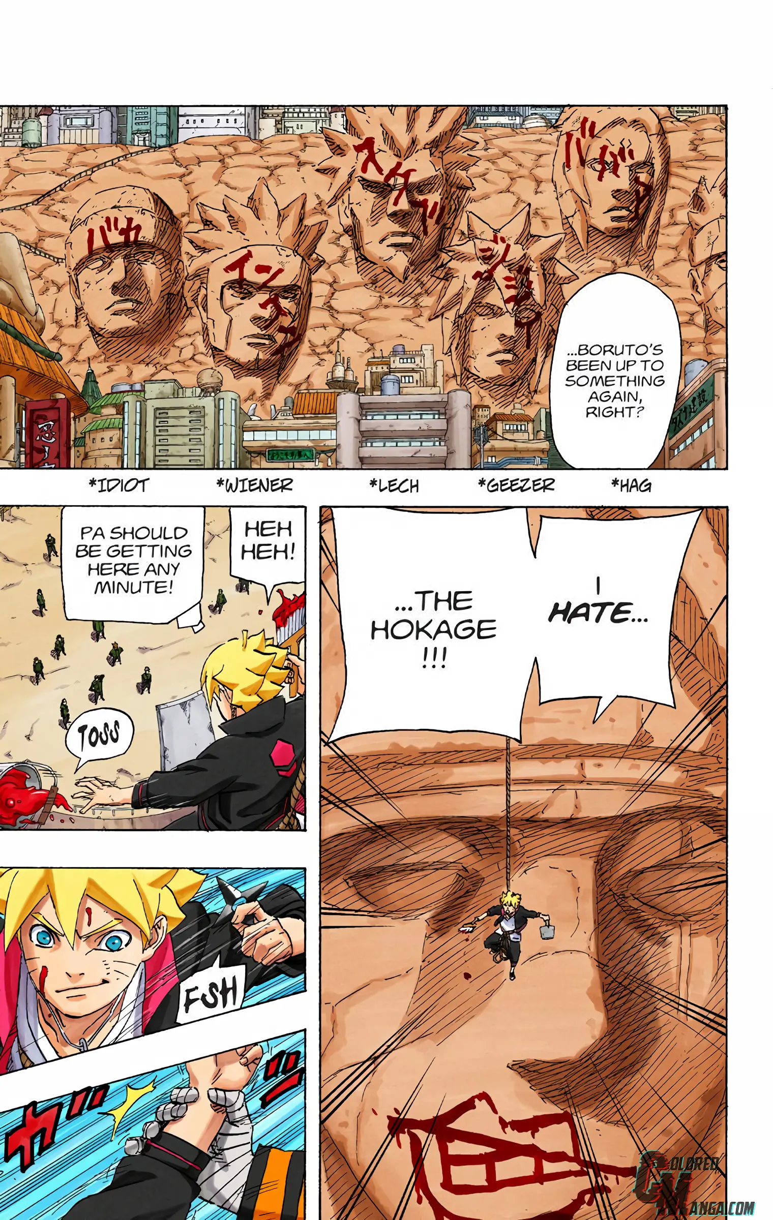 Naruto Colored Manga Online, chapter 700 END, page 13