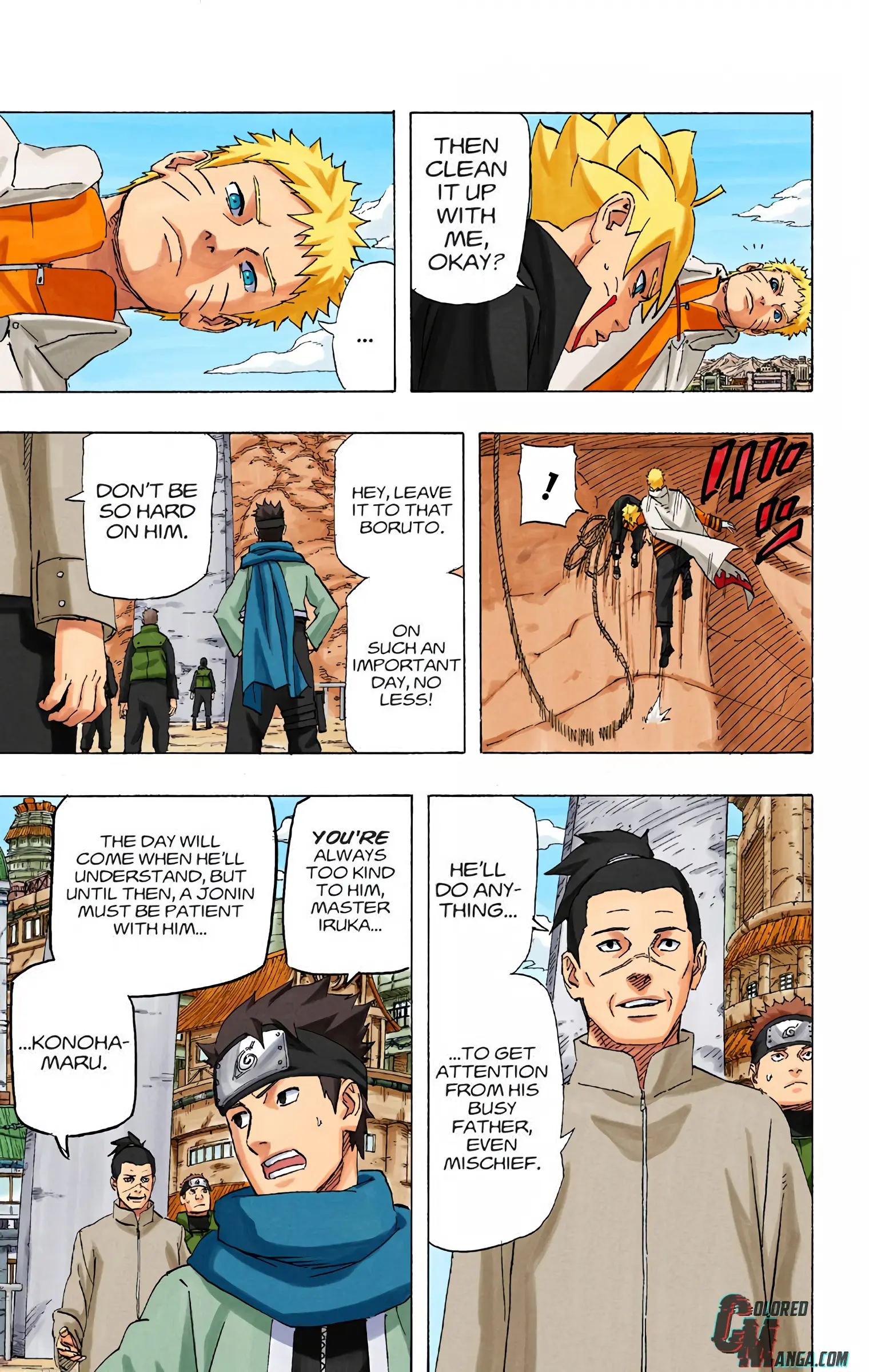 Naruto Colored Manga Online, chapter 700 END, page 15