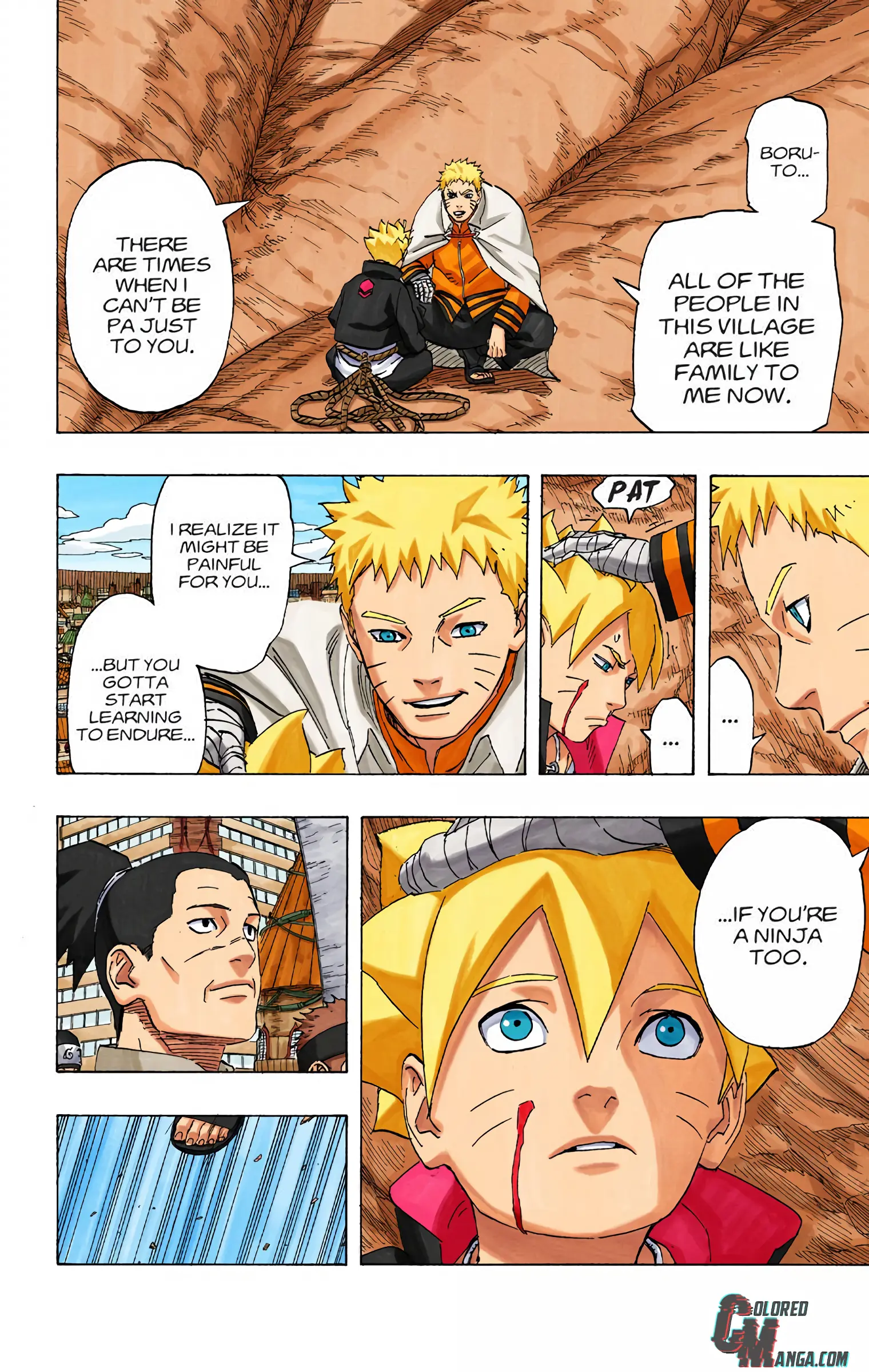 Naruto Colored Manga Online, chapter 700 END, page 16
