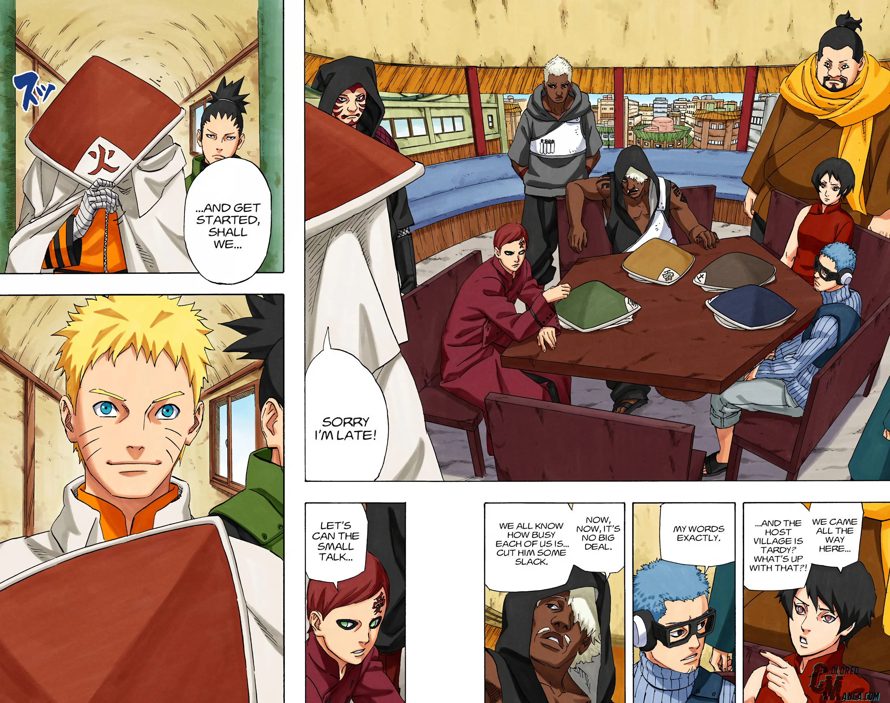 Naruto Colored Manga Online, chapter 700 END, page 20