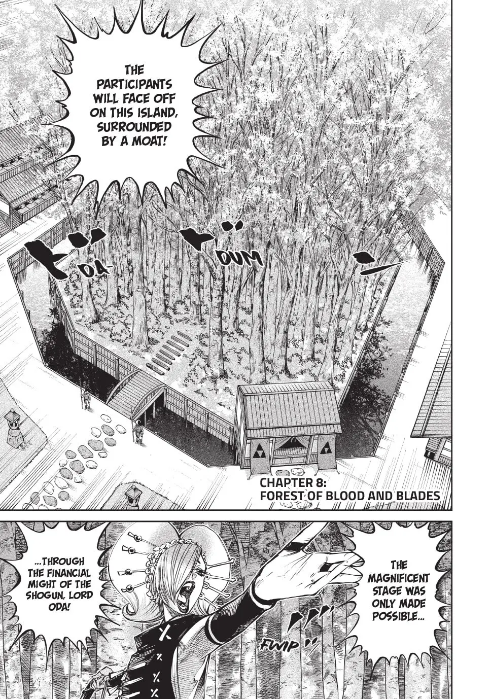 Tenkaichi Nihon Saikyo Bugeisha Ketteisen, chapter 8, page 1