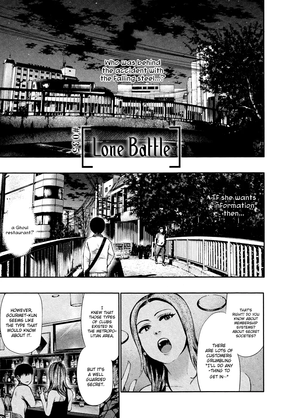 Tokyo Ghoul, chapter 35, page 1