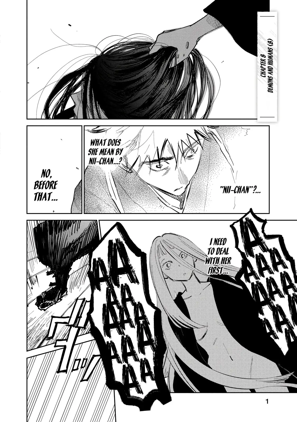 Sword of the Demon Hunter Kijin Gentoushou, chapter 8, page 1