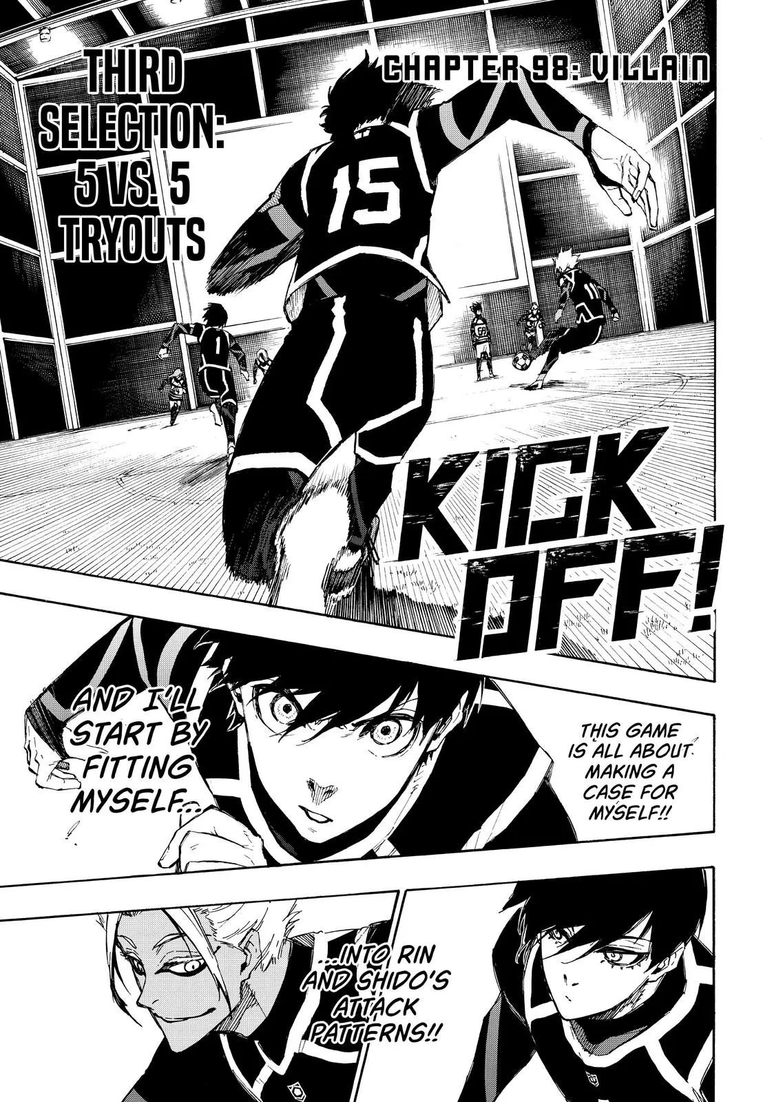 B Lock Manga, chapter 98, page 1