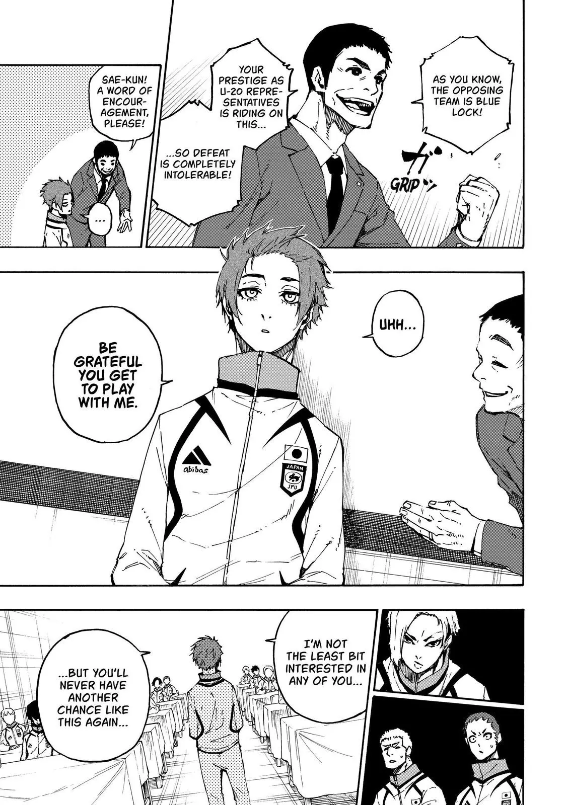 B Lock Manga, chapter 110, page 3