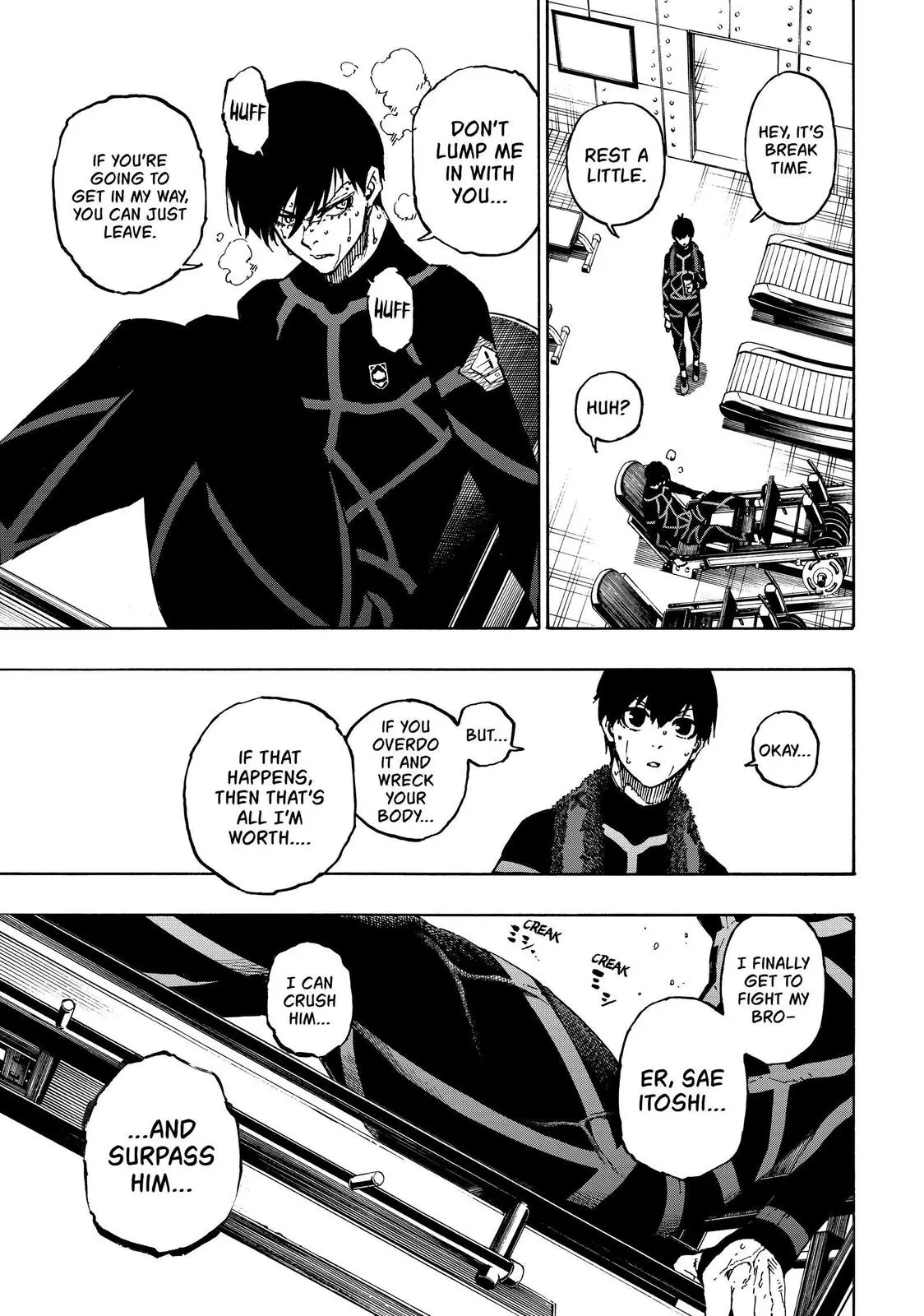 B Lock Manga, chapter 110, page 14
