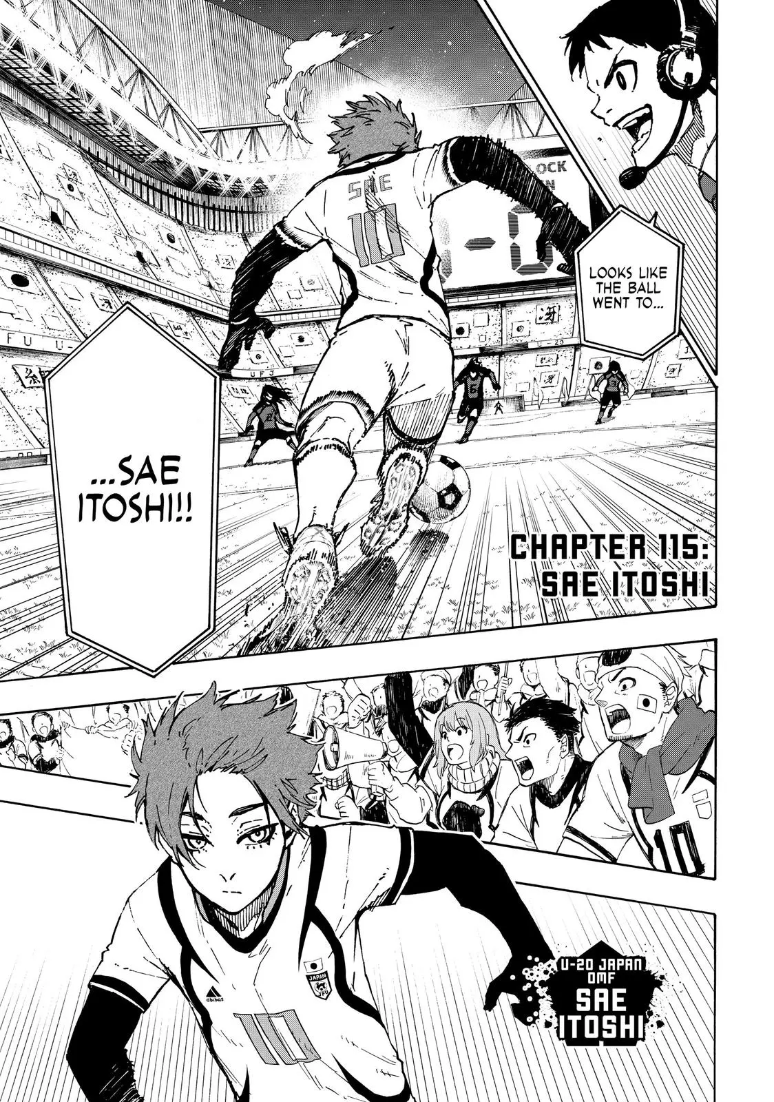 B Lock Manga, chapter 115, page 1