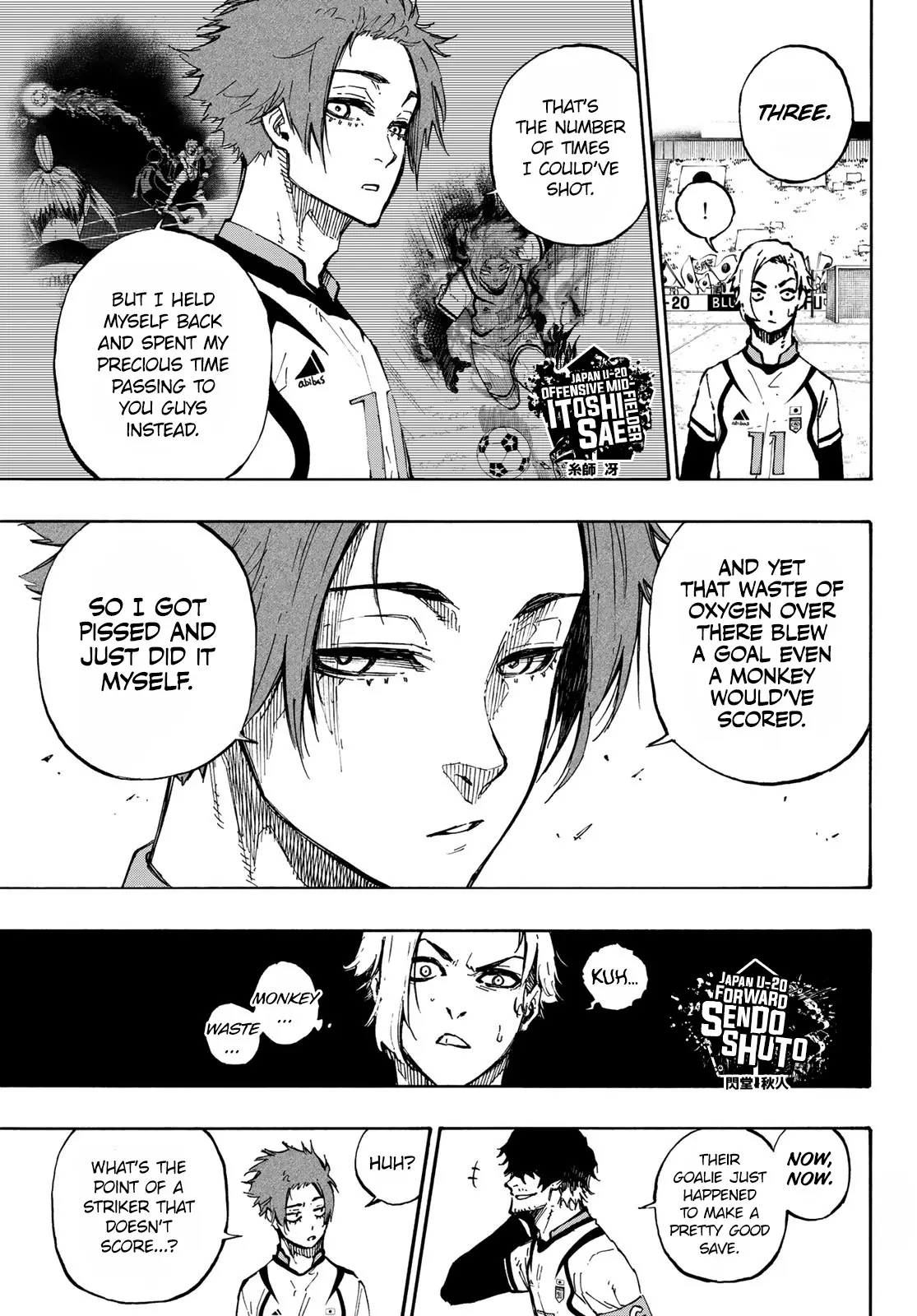 B Lock Manga, chapter 116, page 4