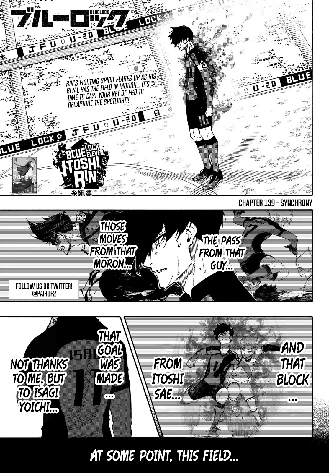 B Lock Manga, chapter 139, page 2