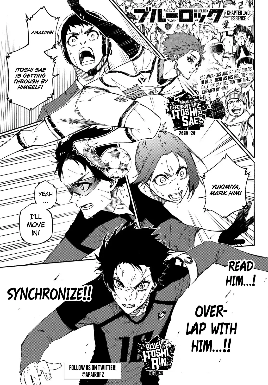B Lock Manga, chapter 140, page 2