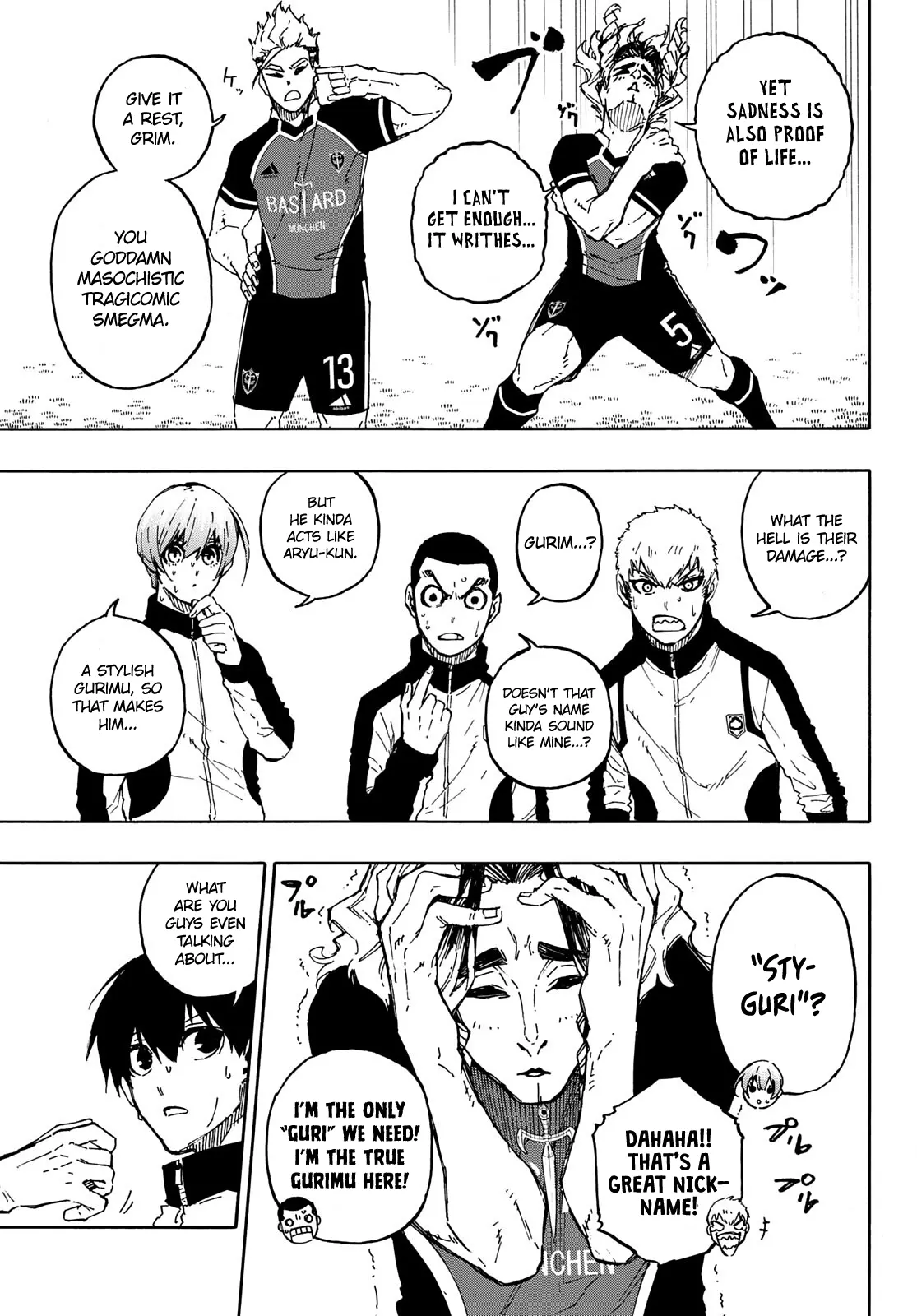 B Lock Manga, chapter 157, page 8
