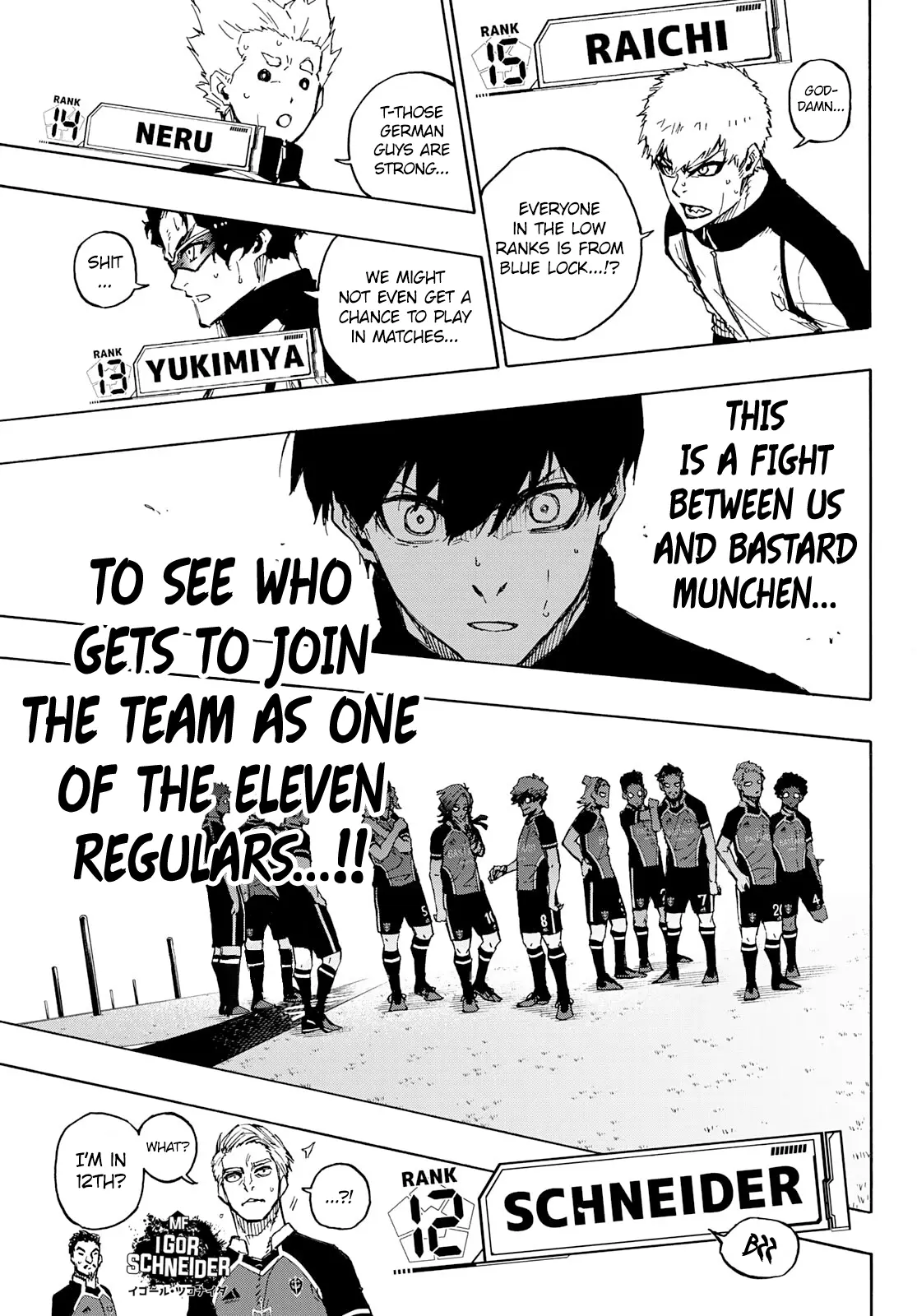 B Lock Manga, chapter 157, page 17