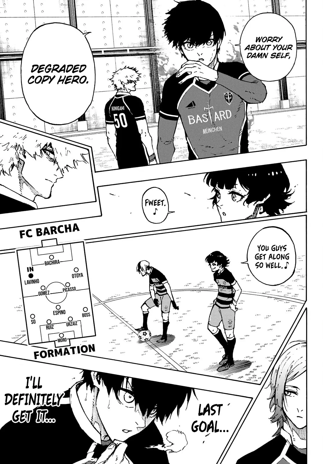 B Lock Manga, chapter 166, page 6