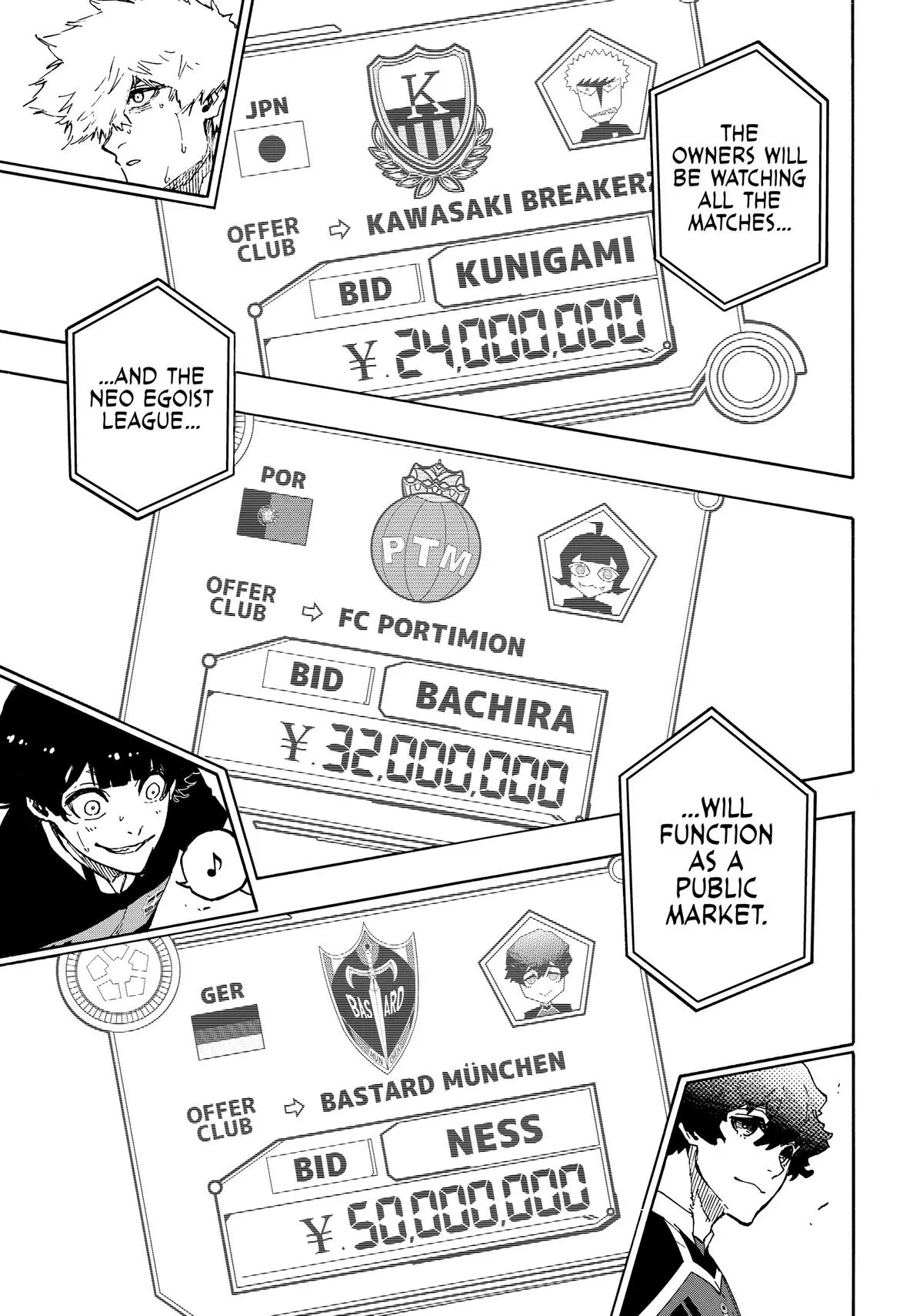 B Lock Manga, chapter 169, page 3
