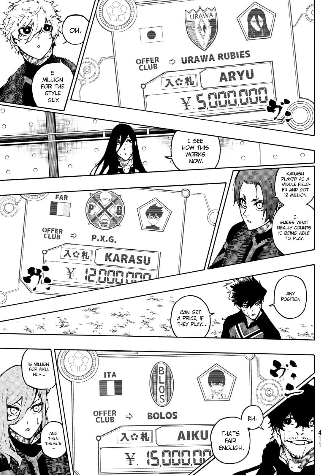 B Lock Manga, chapter 170, page 16