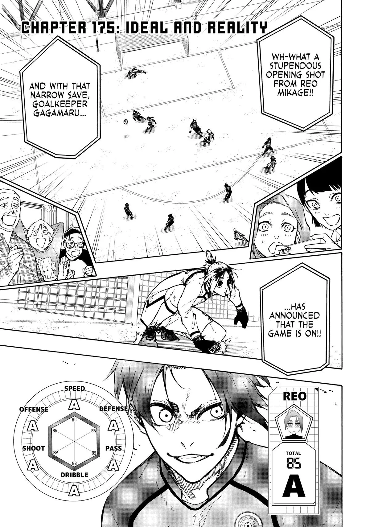 B Lock Manga, chapter 175, page 1