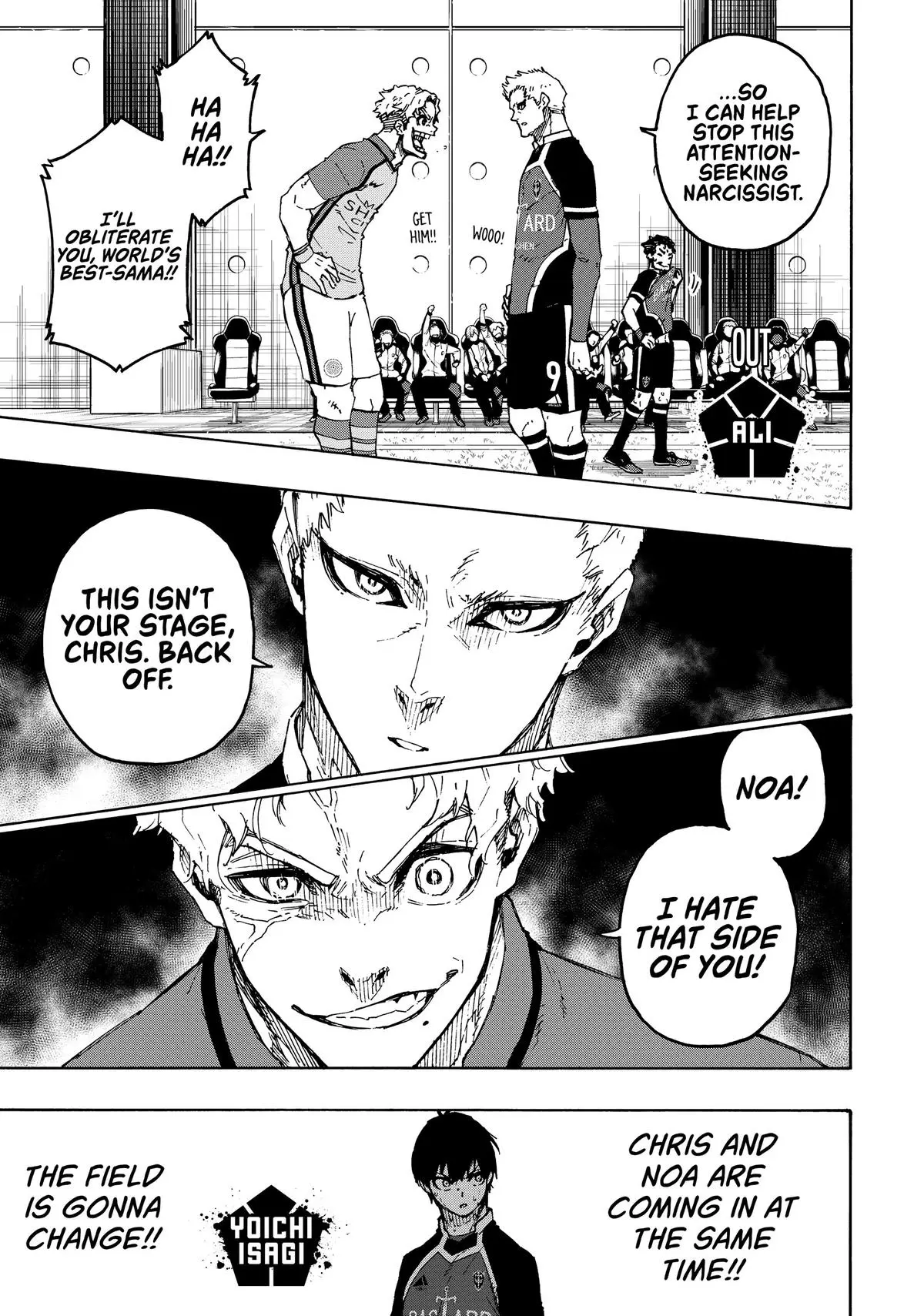 B Lock Manga, chapter 192, page 9