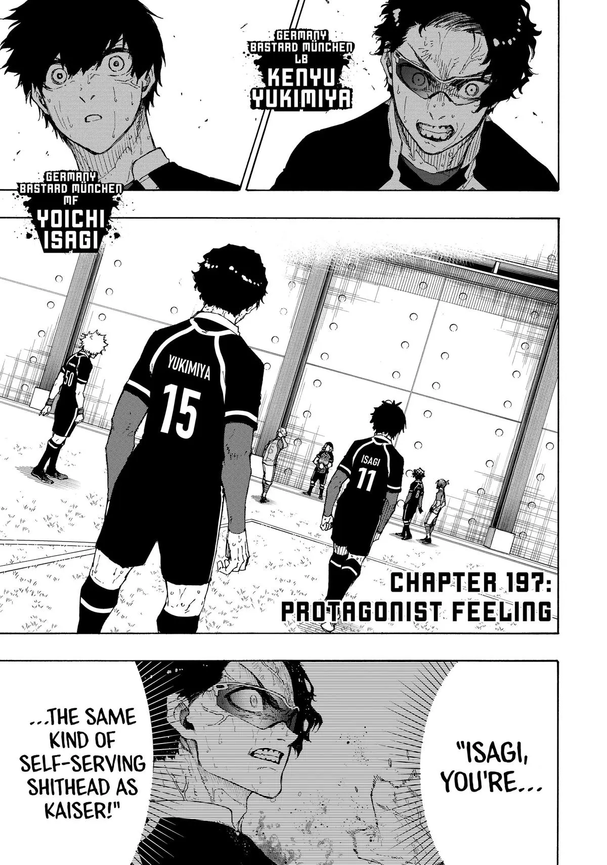 B Lock Manga, chapter 197, page 1