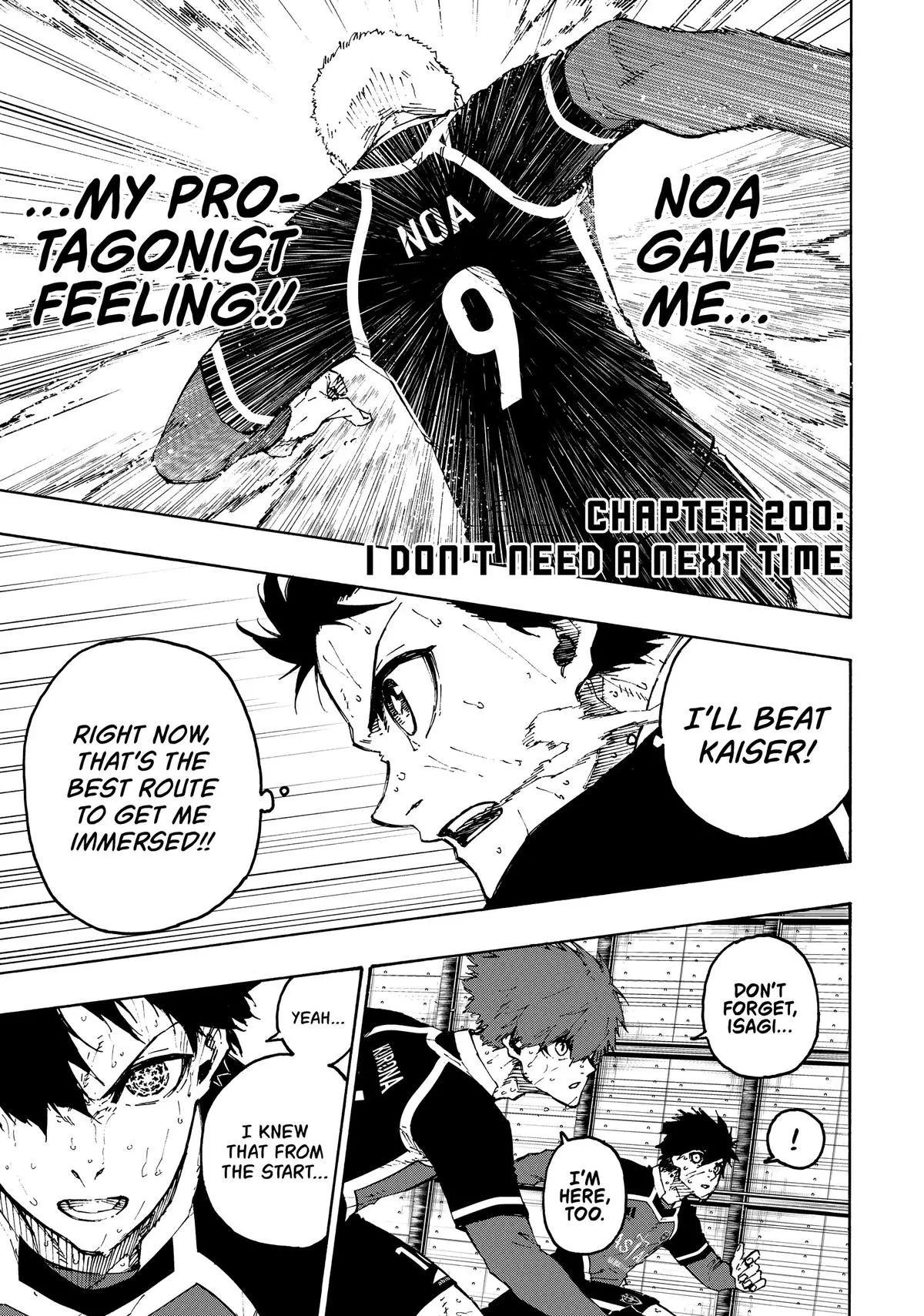 B Lock Manga, chapter 200, page 1