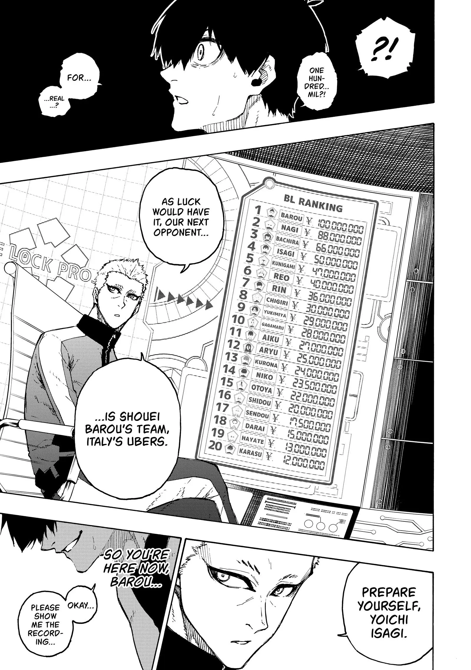 B Lock Manga, chapter 204, page 25