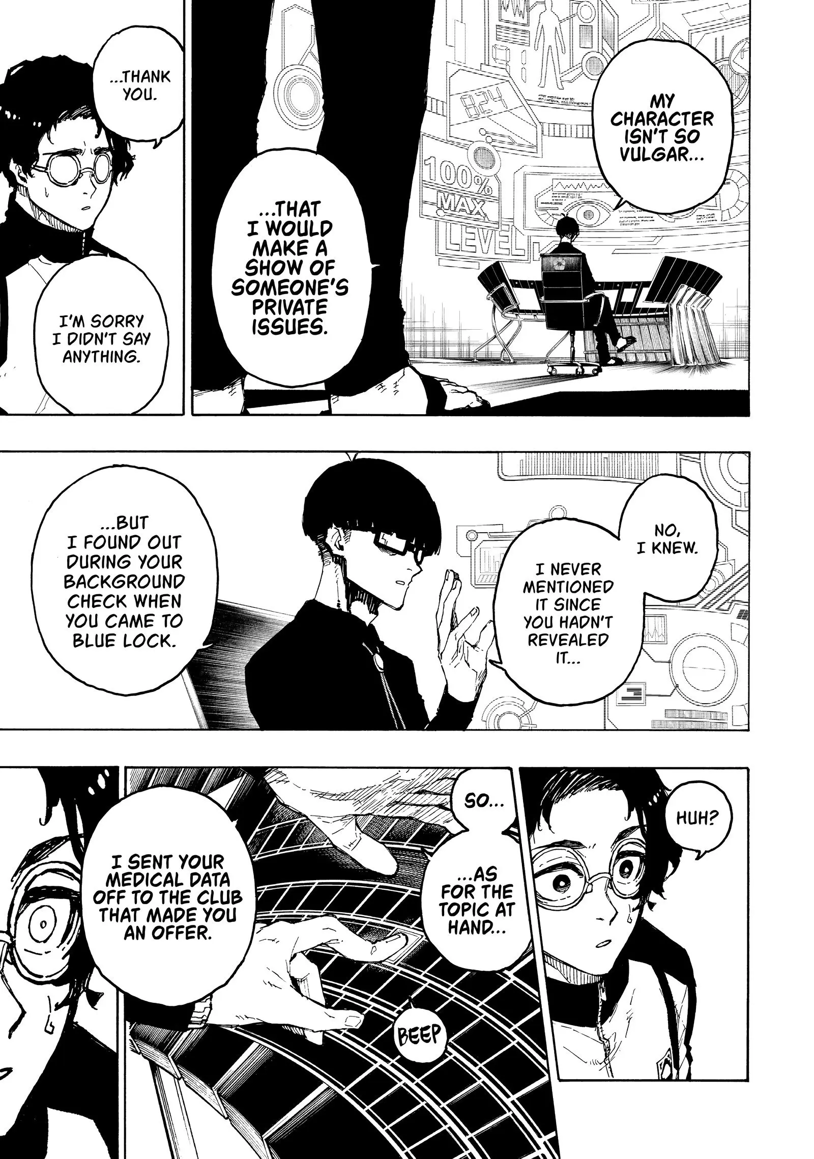 B Lock Manga, chapter 205, page 15