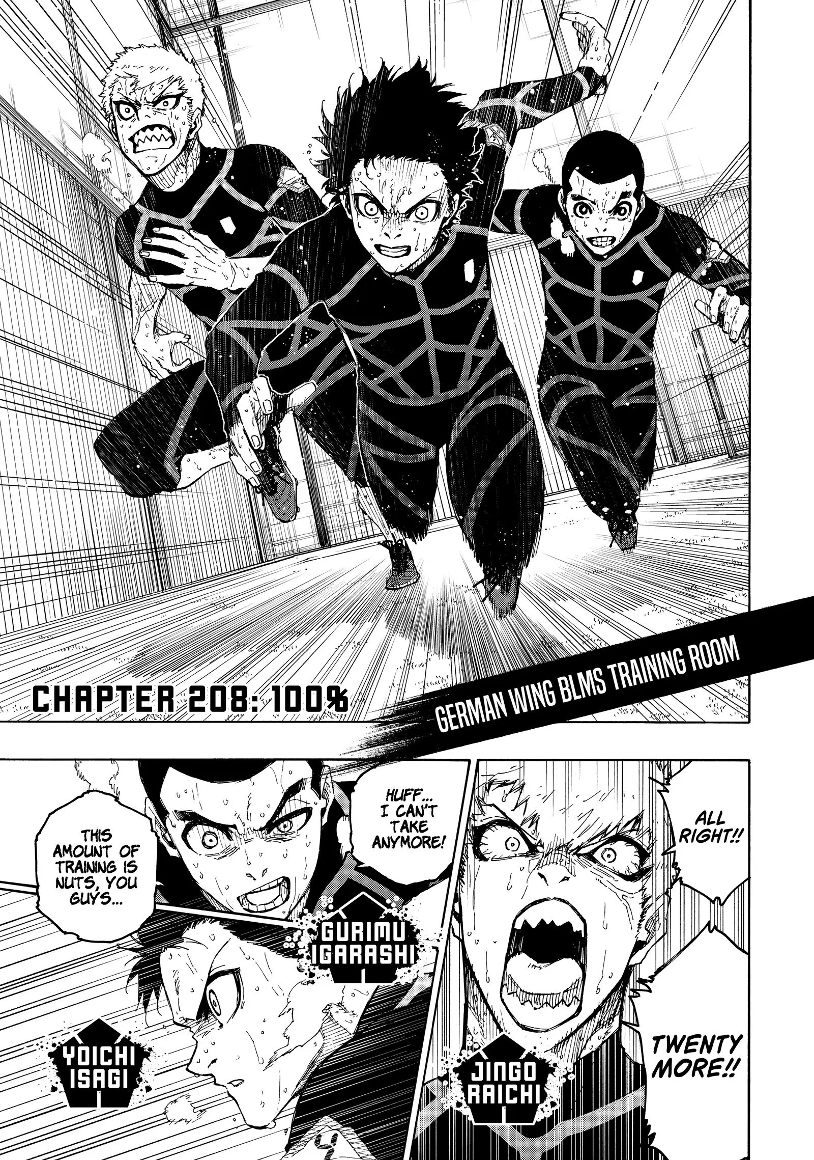 B Lock Manga, chapter 208, page 1