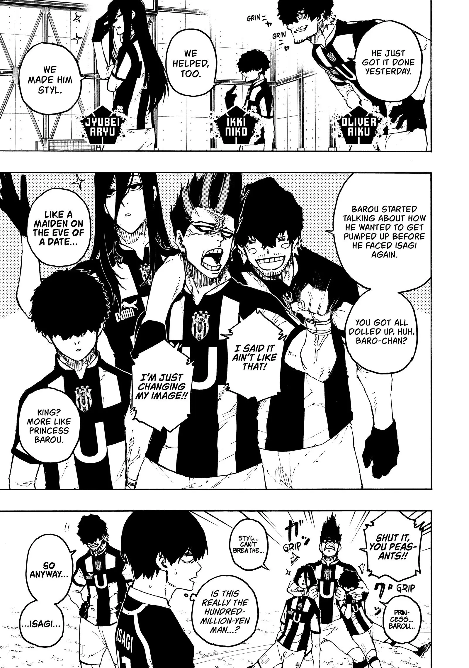 B Lock Manga, chapter 210, page 3