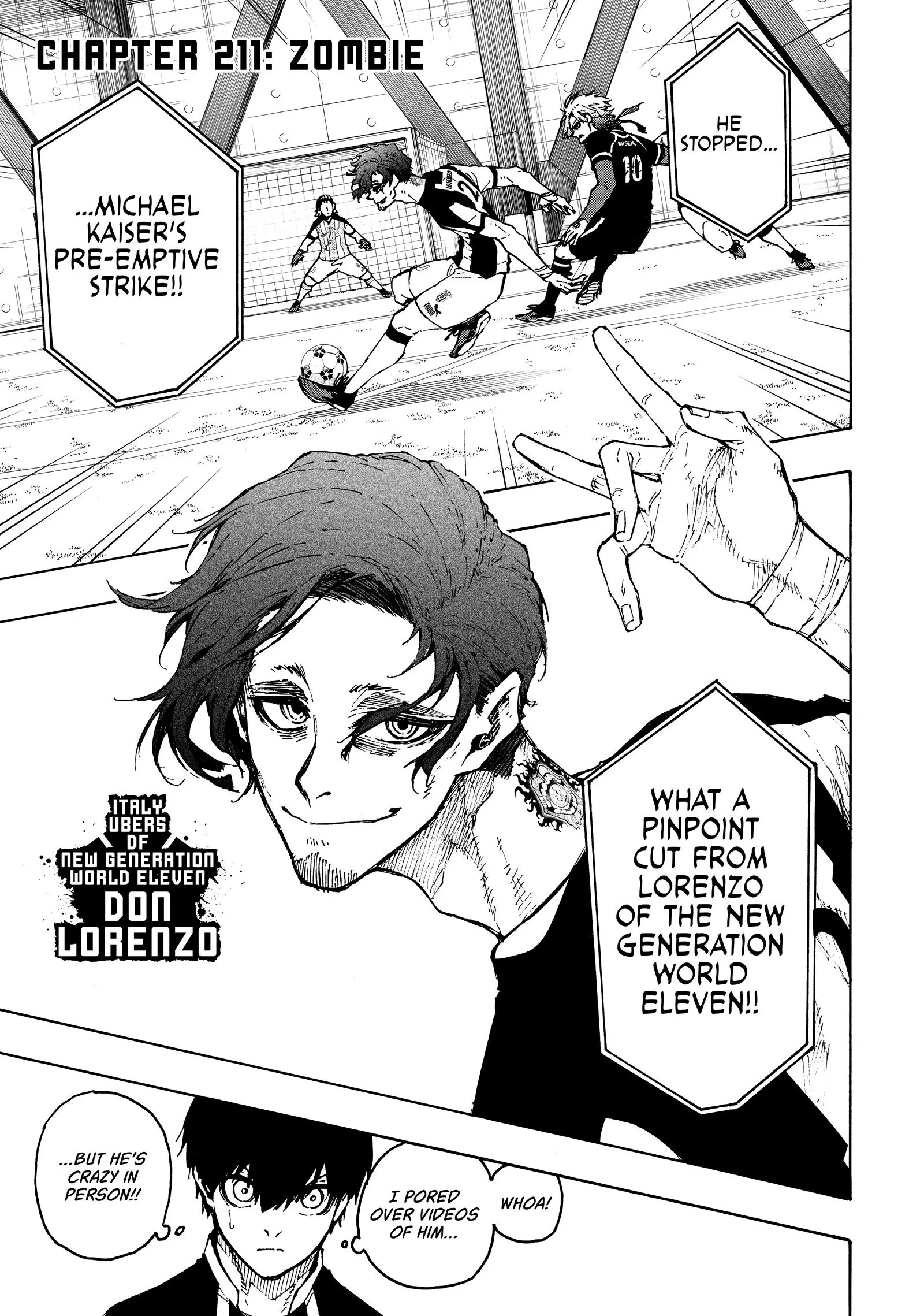 B Lock Manga, chapter 211, page 1
