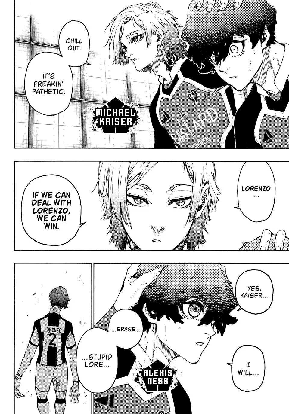 B Lock Manga, chapter 217, page 8
