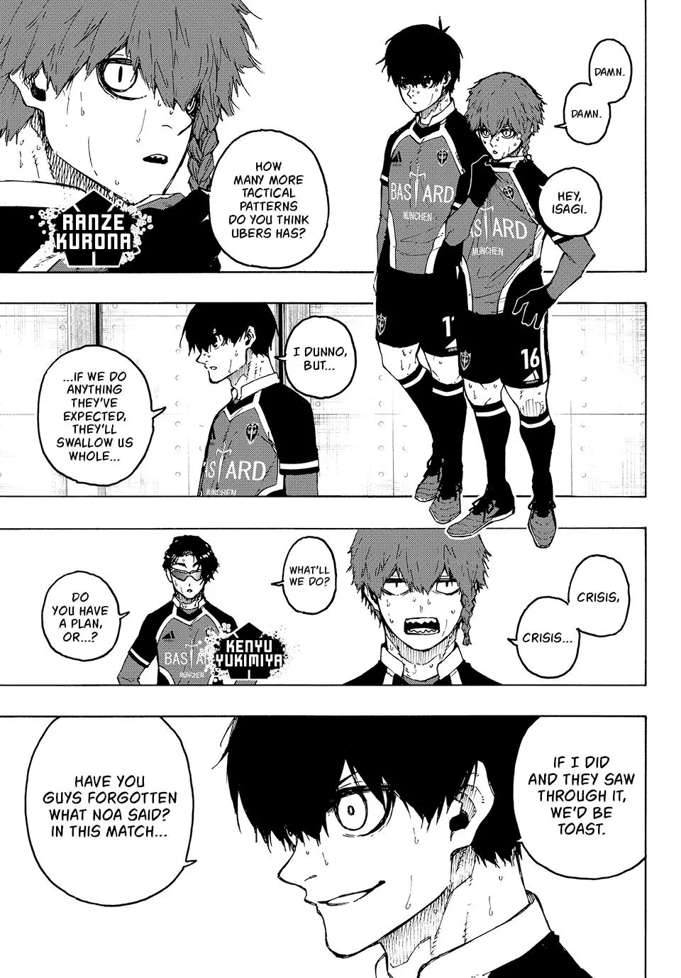 B Lock Manga, chapter 217, page 9