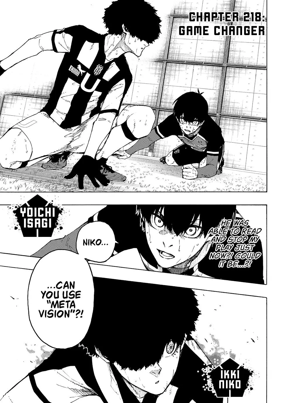B Lock Manga, chapter 218, page 1