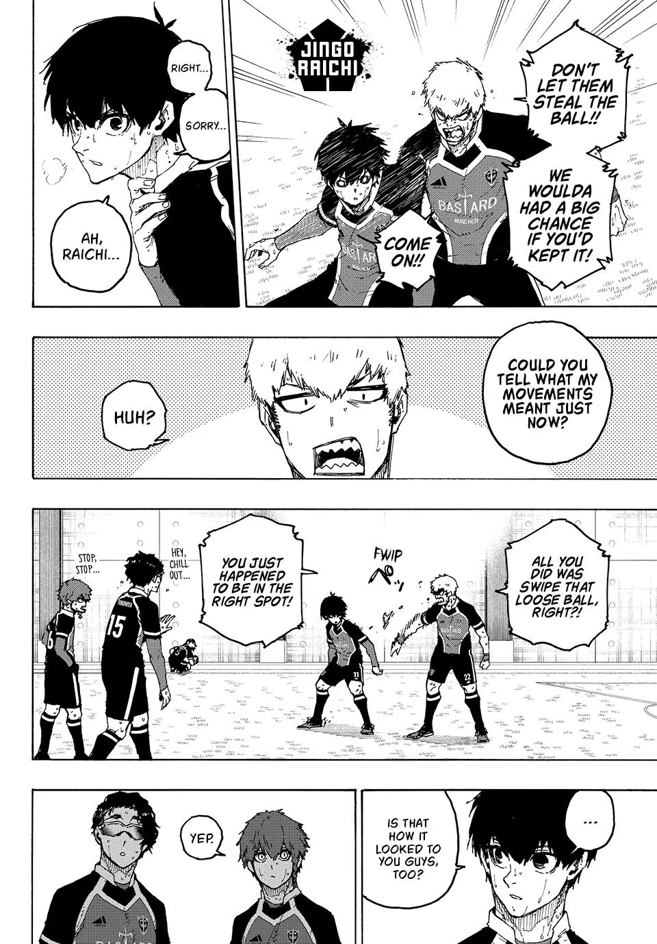 B Lock Manga, chapter 218, page 6