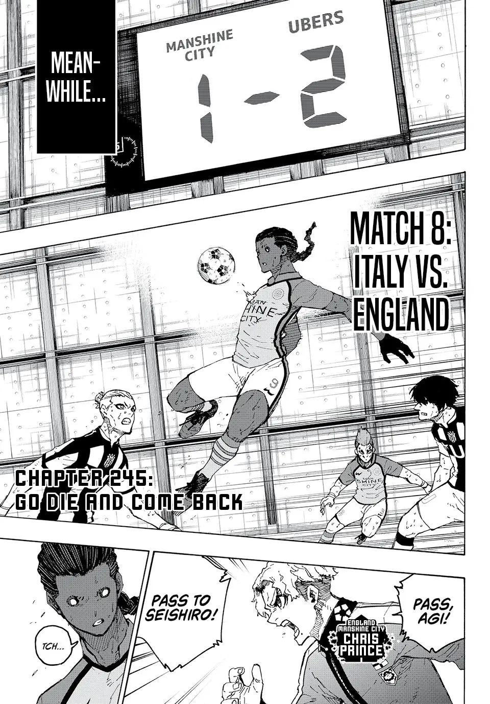 B Lock Manga, chapter 245, page 1