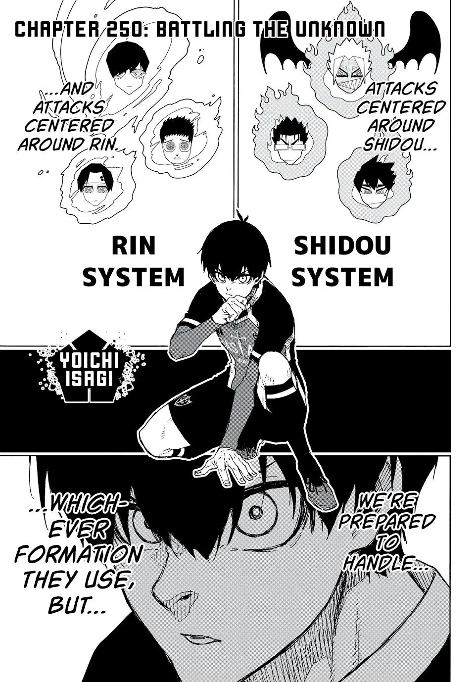B Lock Manga, chapter 250, page 1